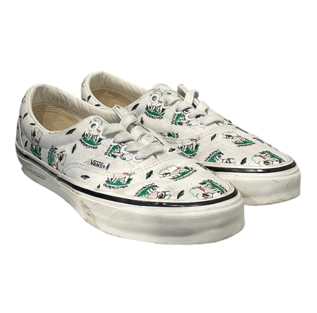 UNDERCOVER/VANS/Low-Sneakers/US 9/WHT/DOG EMBROIDERY view 1