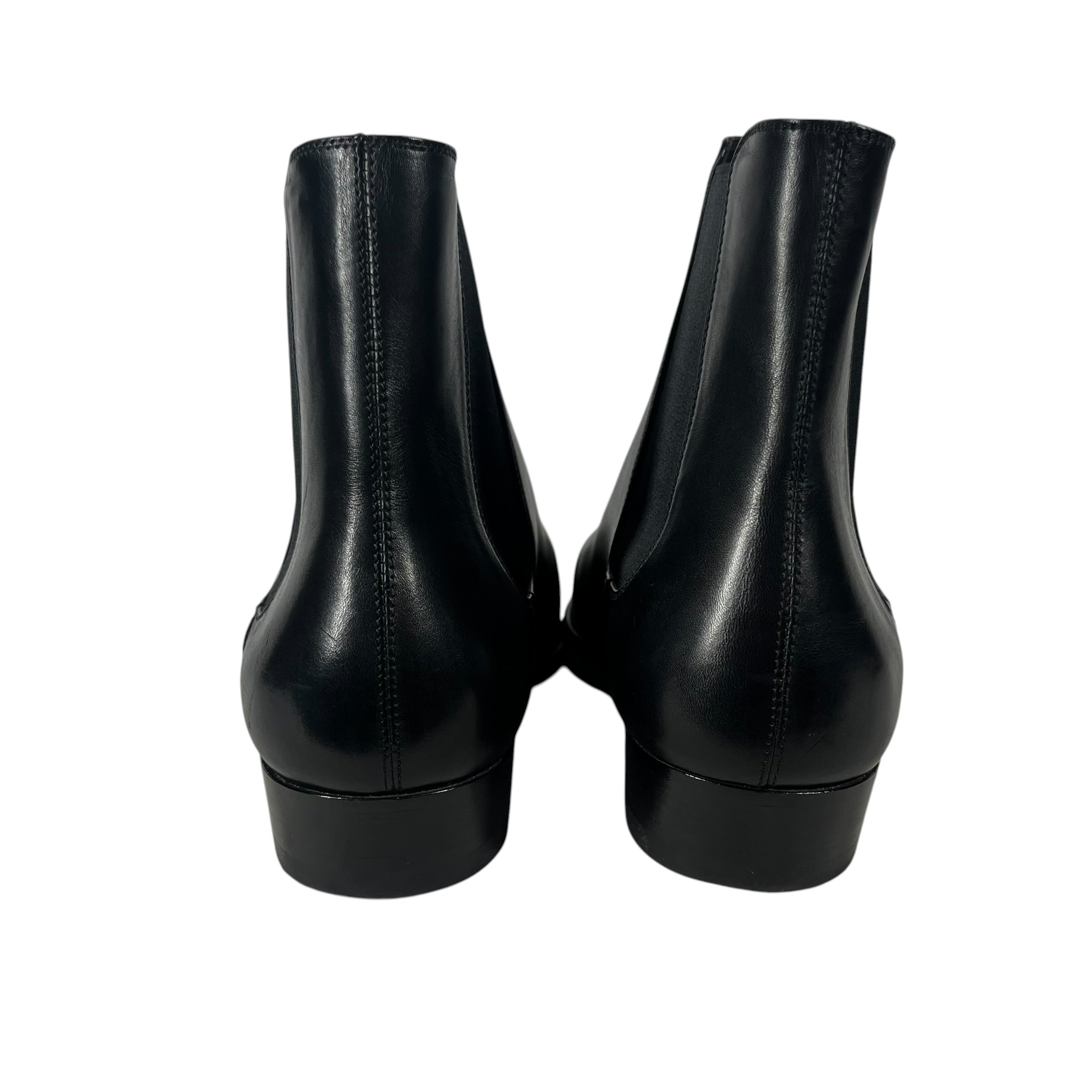 SAINT LAURENT/Pull-On Boots/EU 43/Leather/BLK/WYATT CHELSEA BOOTS view 3
