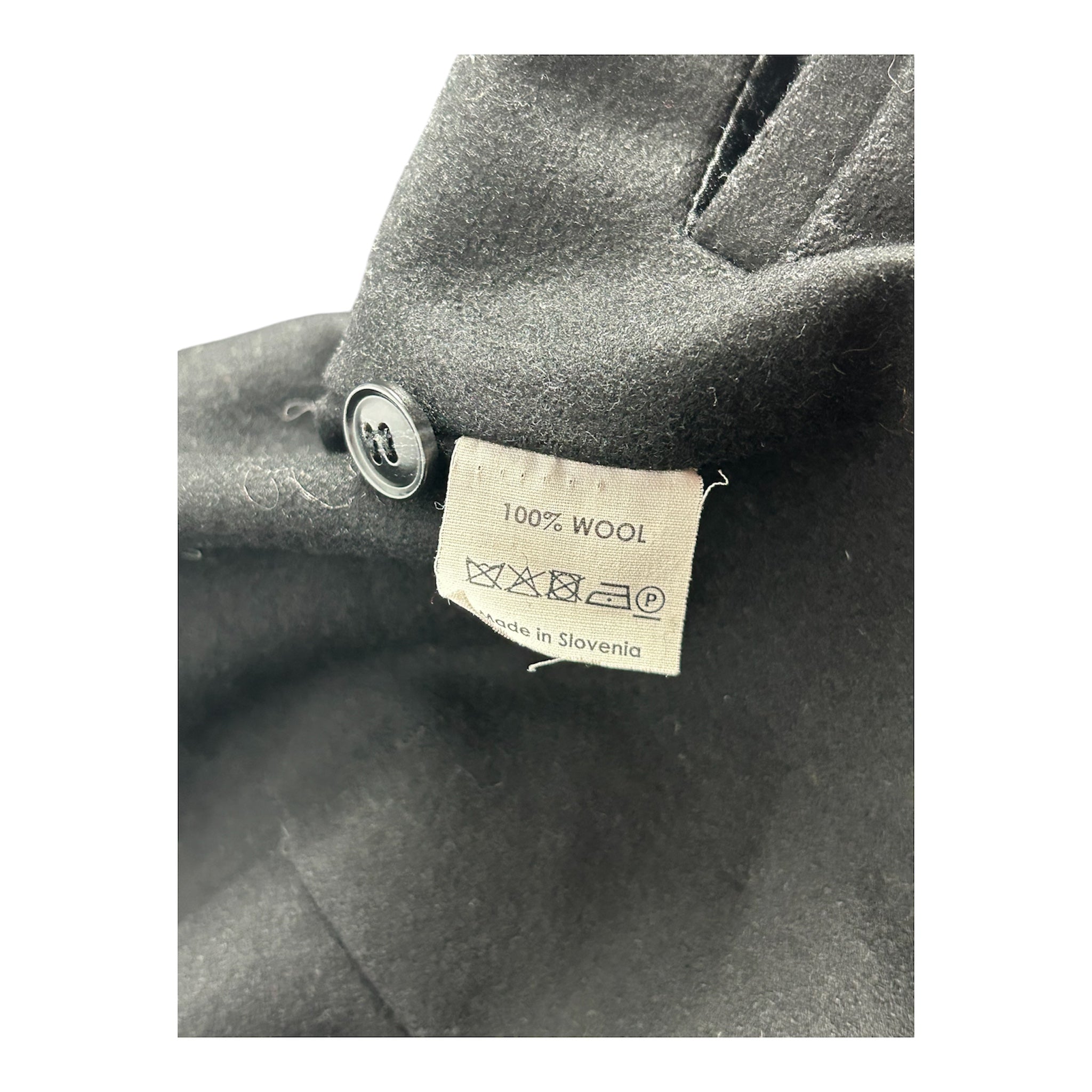 DRIES VAN NOTEN/Coat/50/Wool/BLK/ASYMMETRICAL ZIP view 4