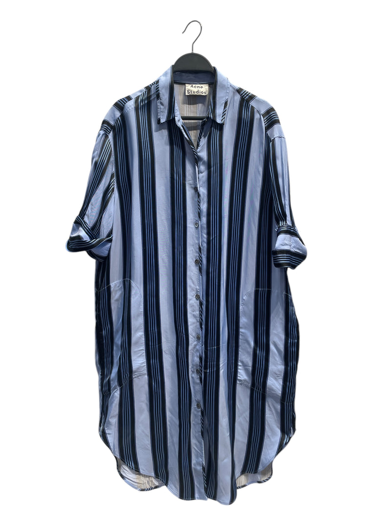 Acne Studios/SS Shirt/32/Stripe/BLU/long shirt