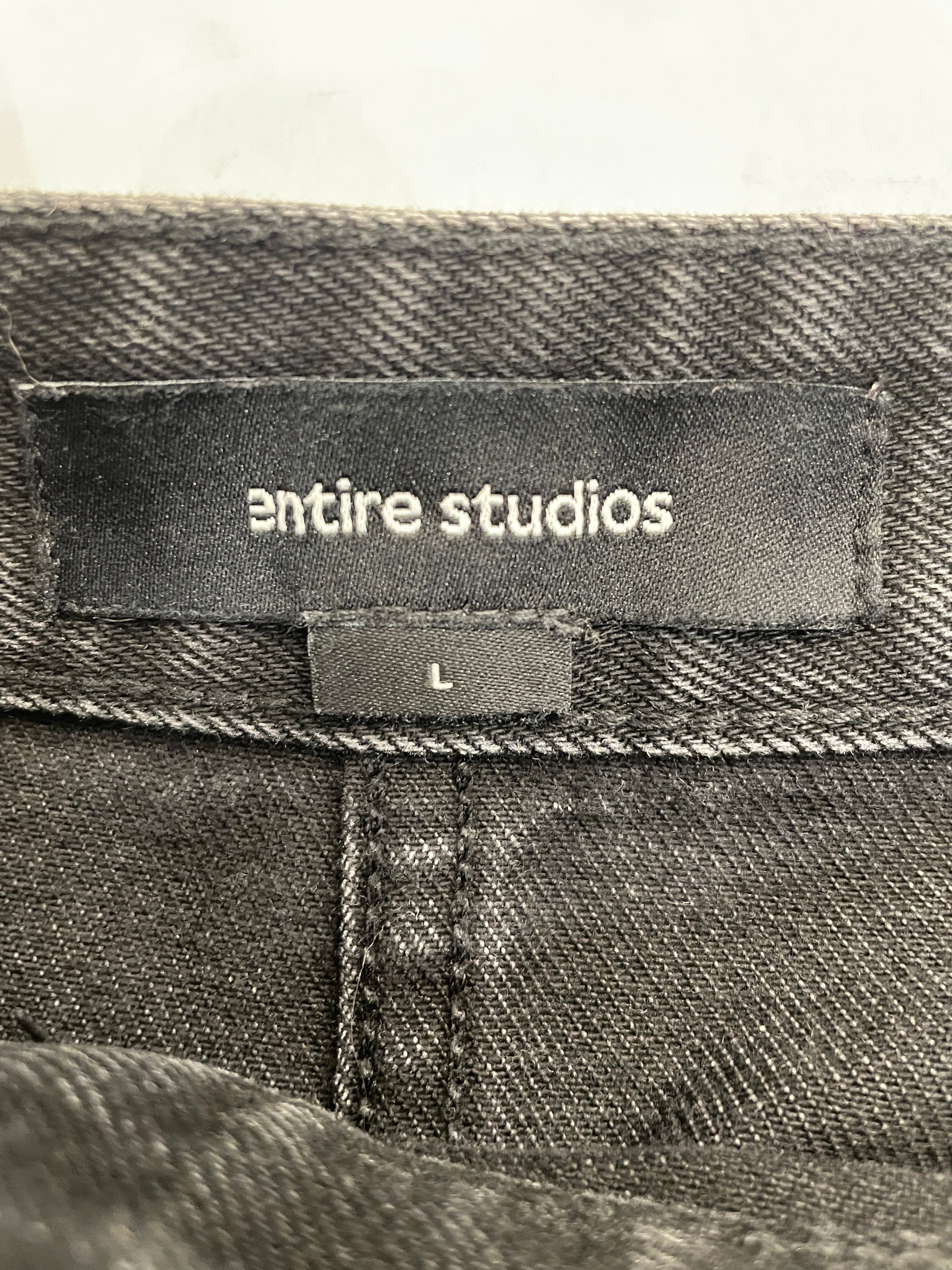 entire studios/Straight Pants/L/Cotton/BLK/ view 3