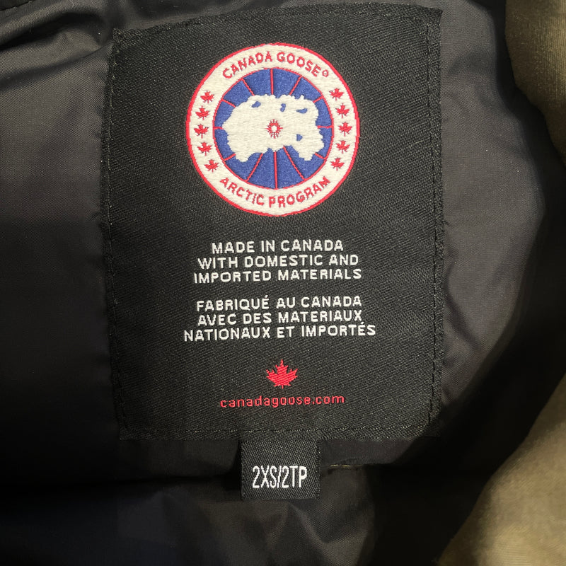 CANADA GOOSE/Puffer Vest/XXS/Polyester/GRN/