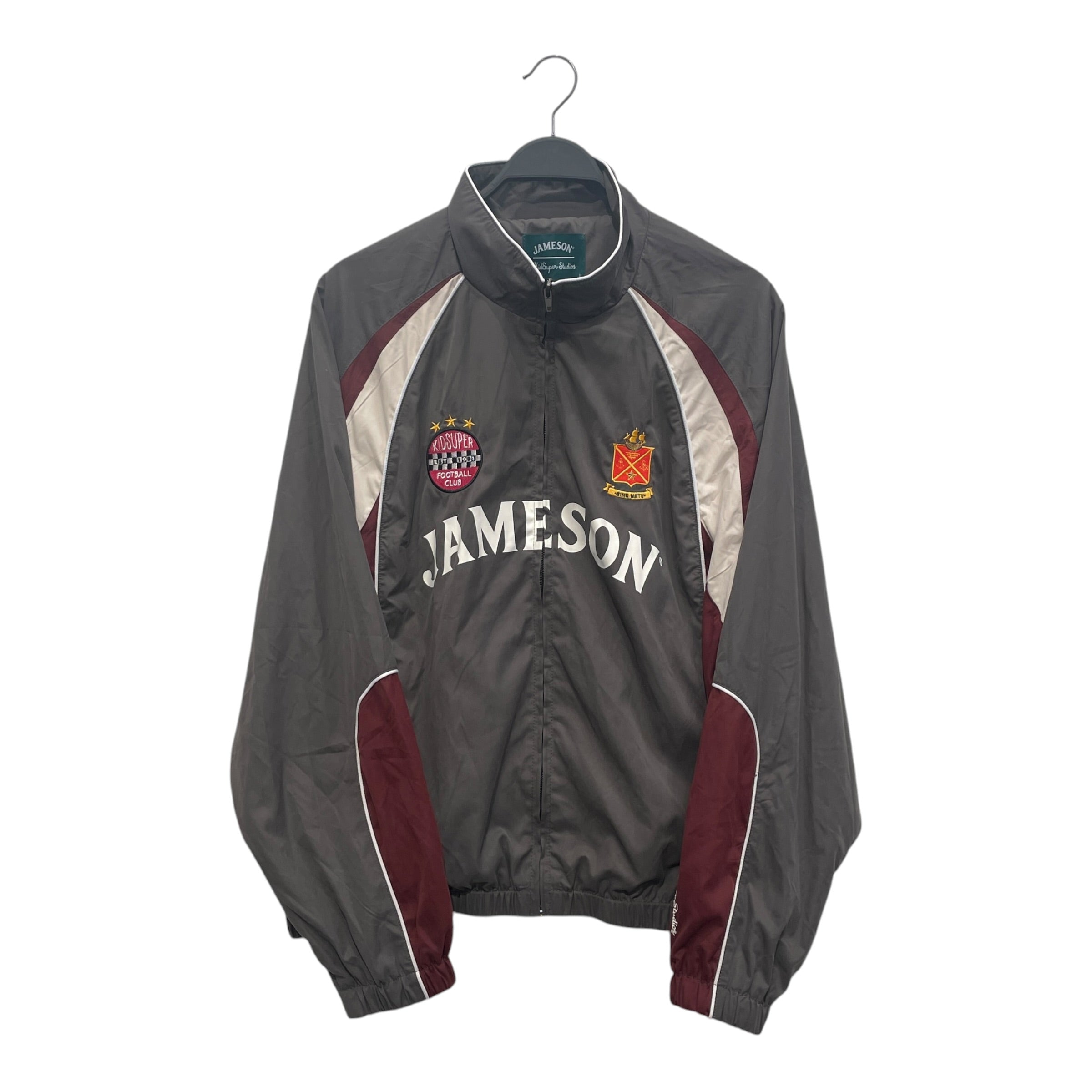 KIDSUPER STUDIOS/Jacket/L/Polyester/GRY/Graphic/JAMESON view 1