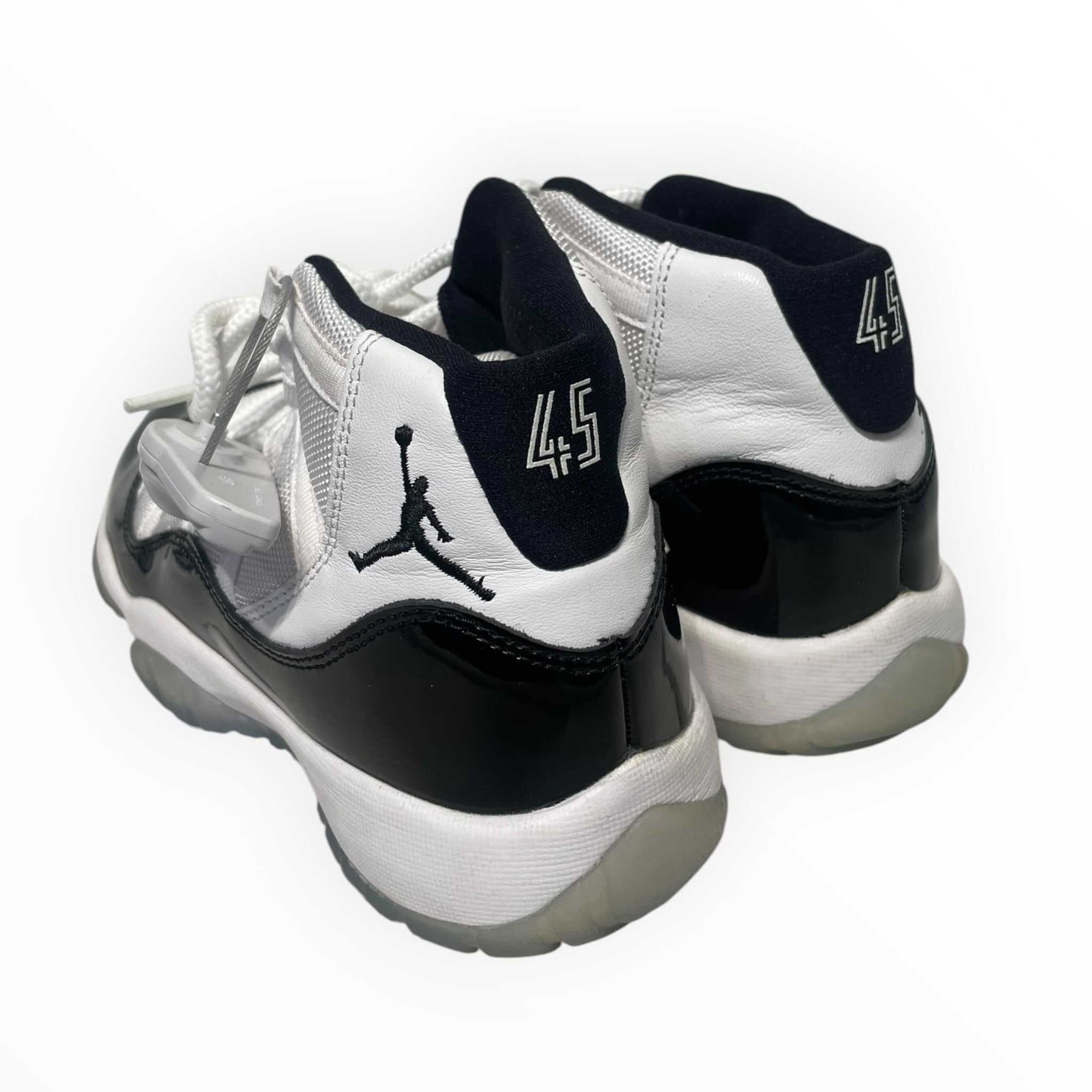 NIKE/AIR JORDAN 11 RETRO (GS)/Hi-Sneakers/US 5.5/Polyester/WHT/378038-100 view 2