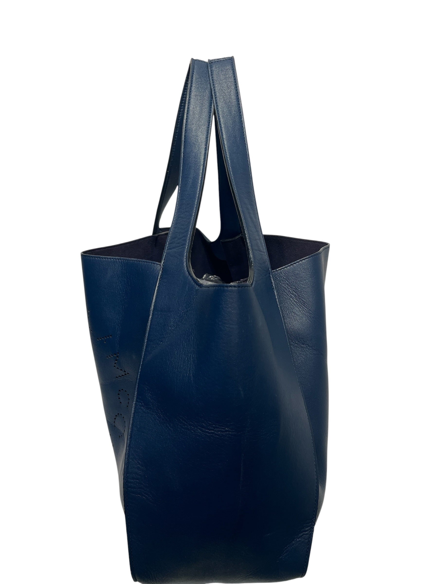 STELLAMcCARTNEY/Tote Bag/Monogram/Leather/NVY/ view 2