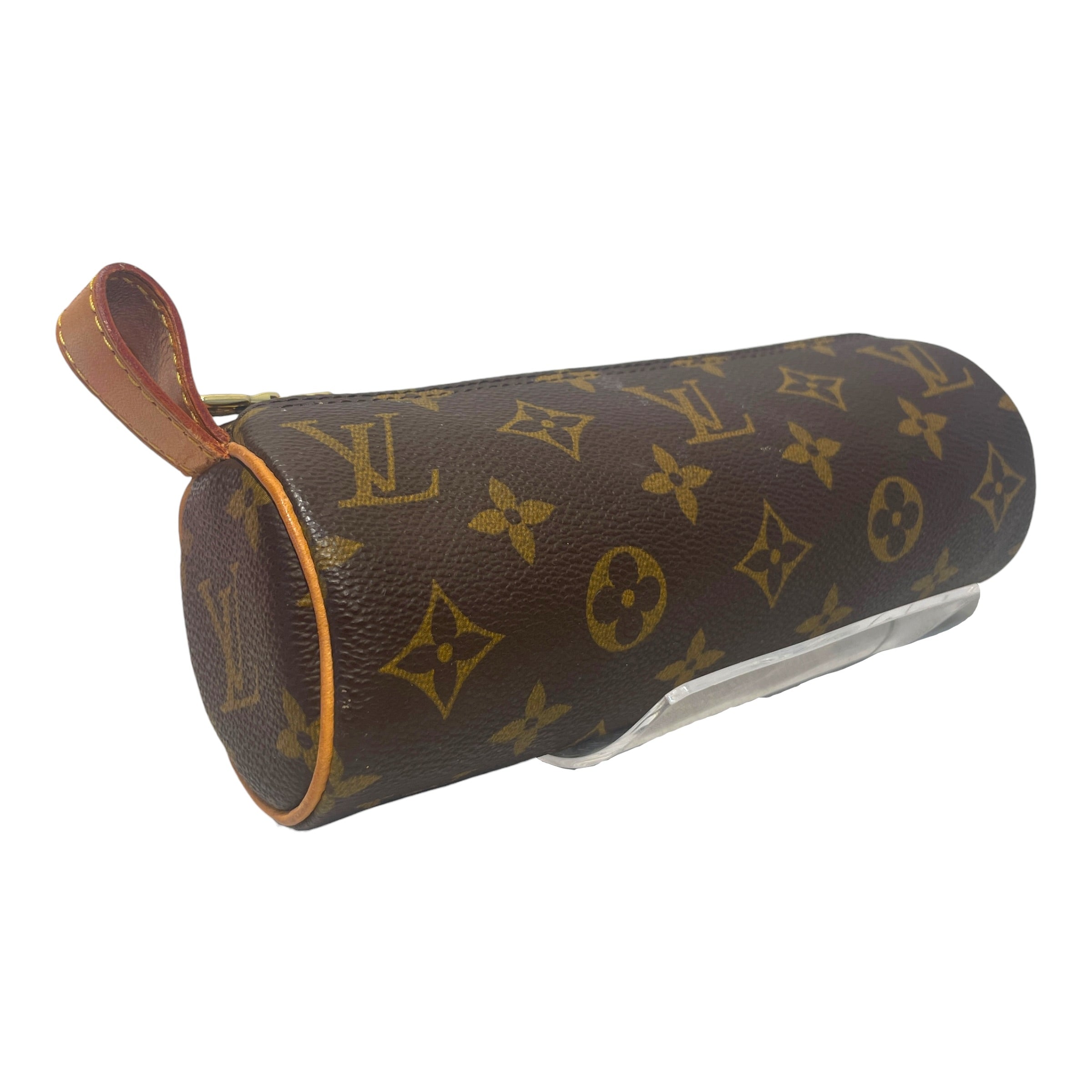 LOUIS VUITTON/Clutch Bag/Monogram/Leather/BRW/Papilliion Mini view 1