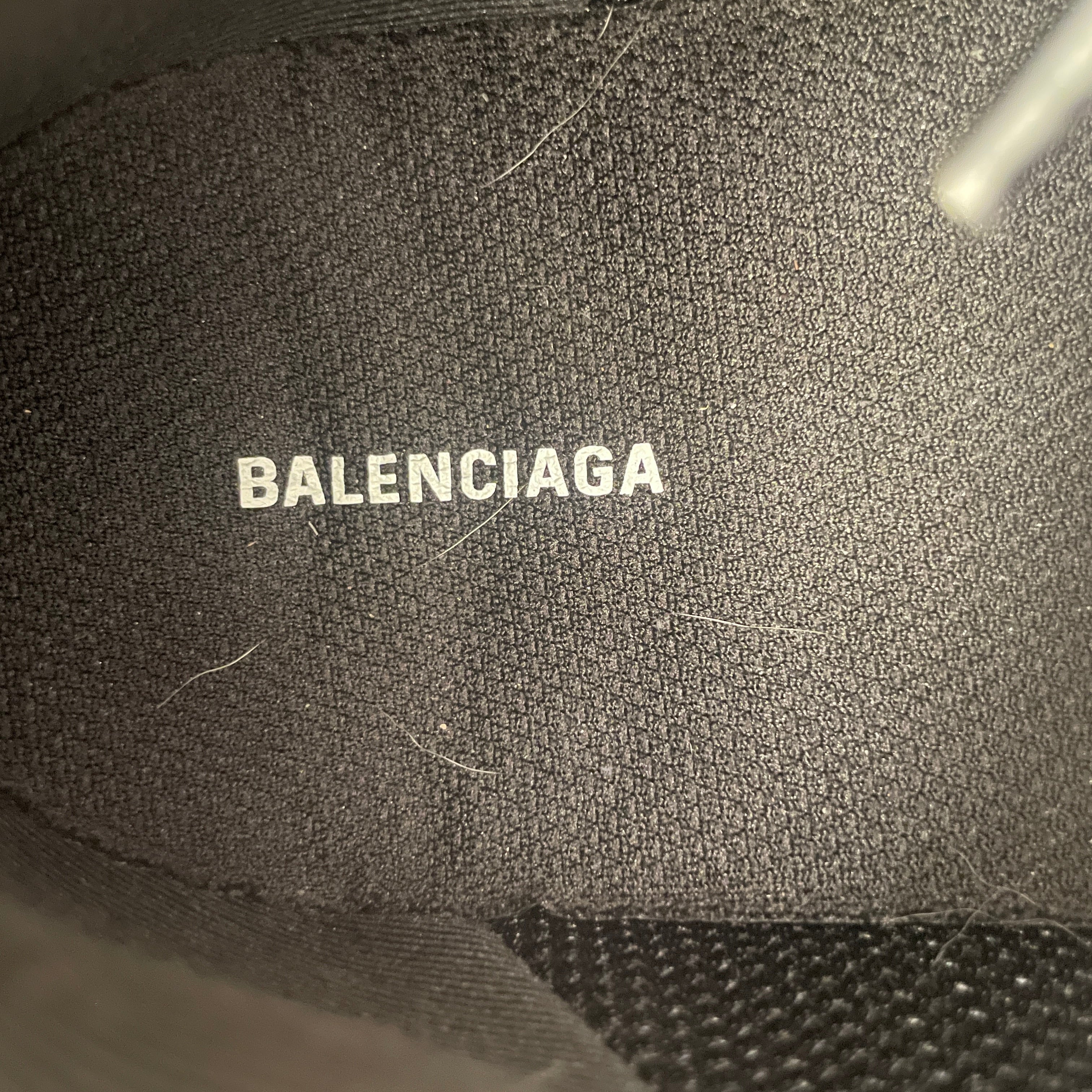 BALENCIAGA/Low-Sneakers/US 12/Leather/BLK/TRACK SNEAKERS view 3
