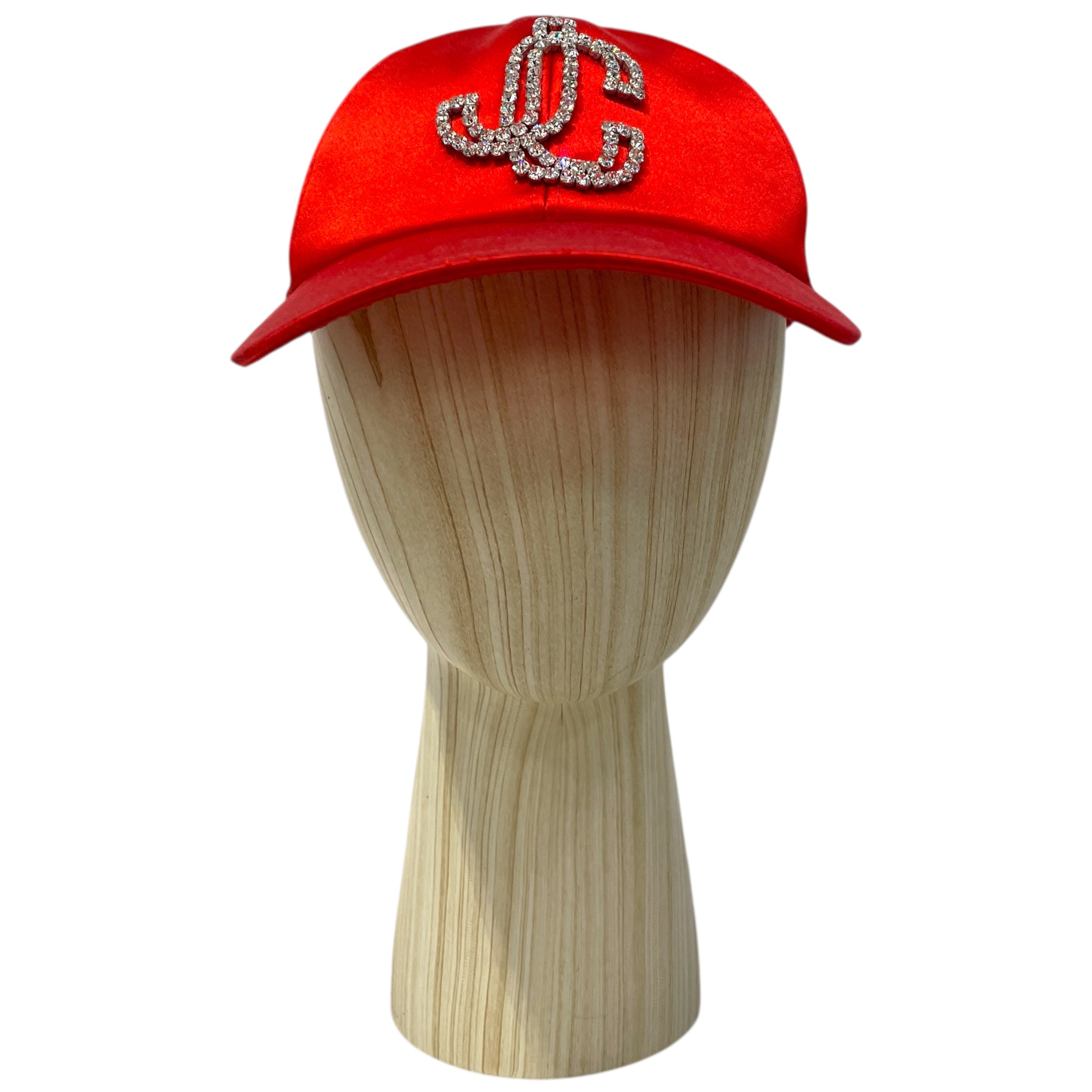 JIMMY CHOO/Cap/Silk/RED/ view 1