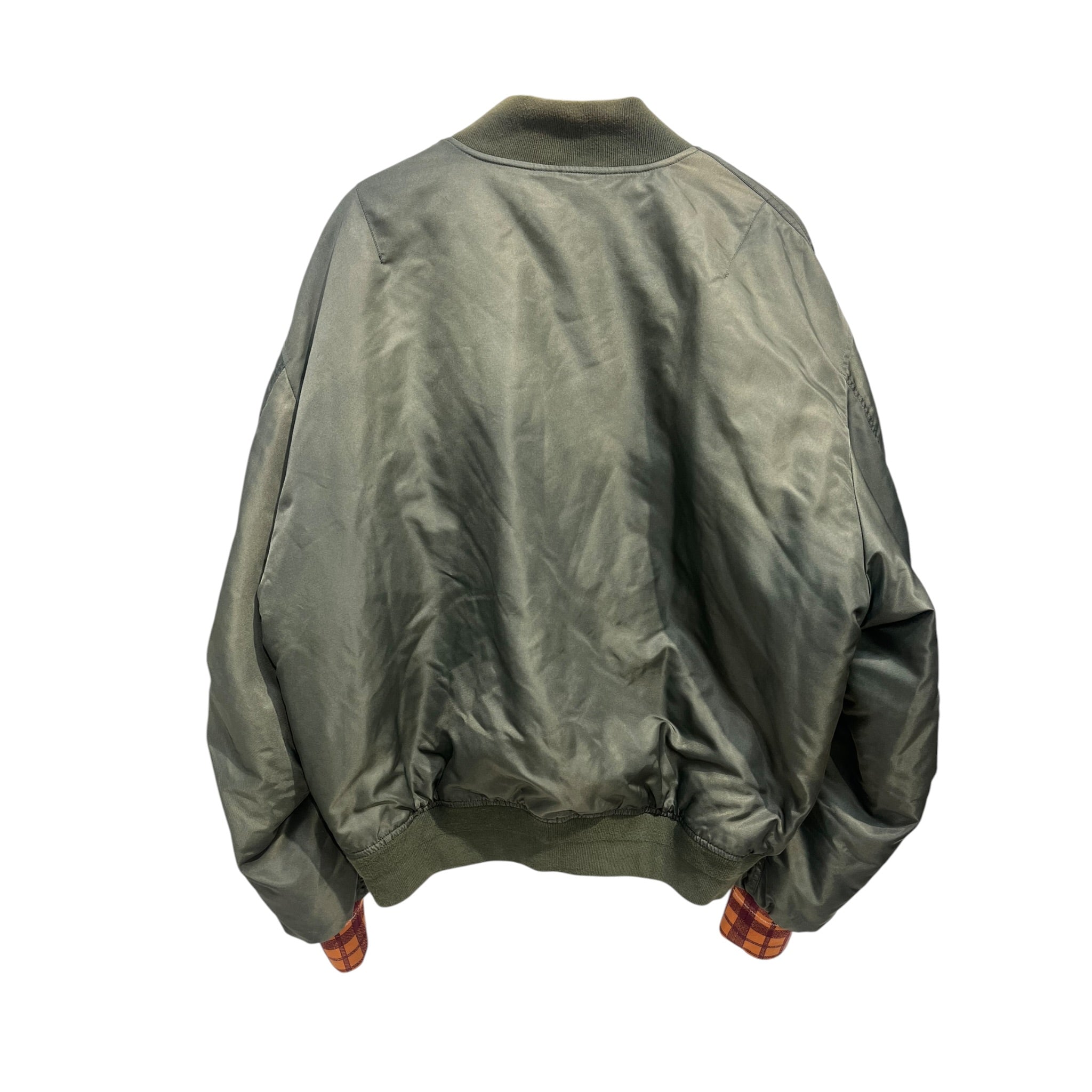Acne Studios/Jacket/46/Polyester/GRN/BOMBER PLAID CUFFS view 2
