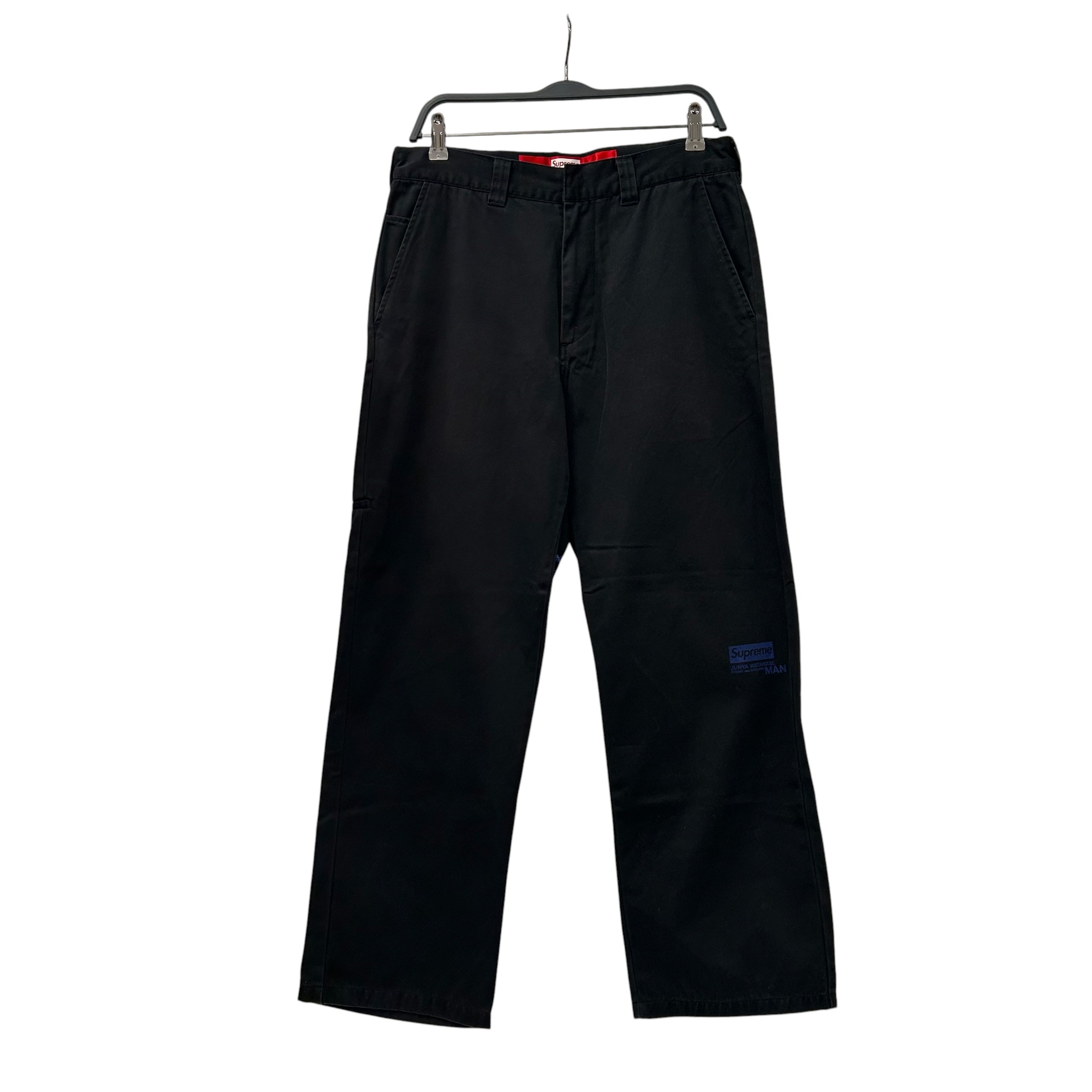 Supreme/JUNYA WATANABE COMME des GARCONS/Slacks/30/Cotton/BLK/All Over Print/POEM PRINT view 1