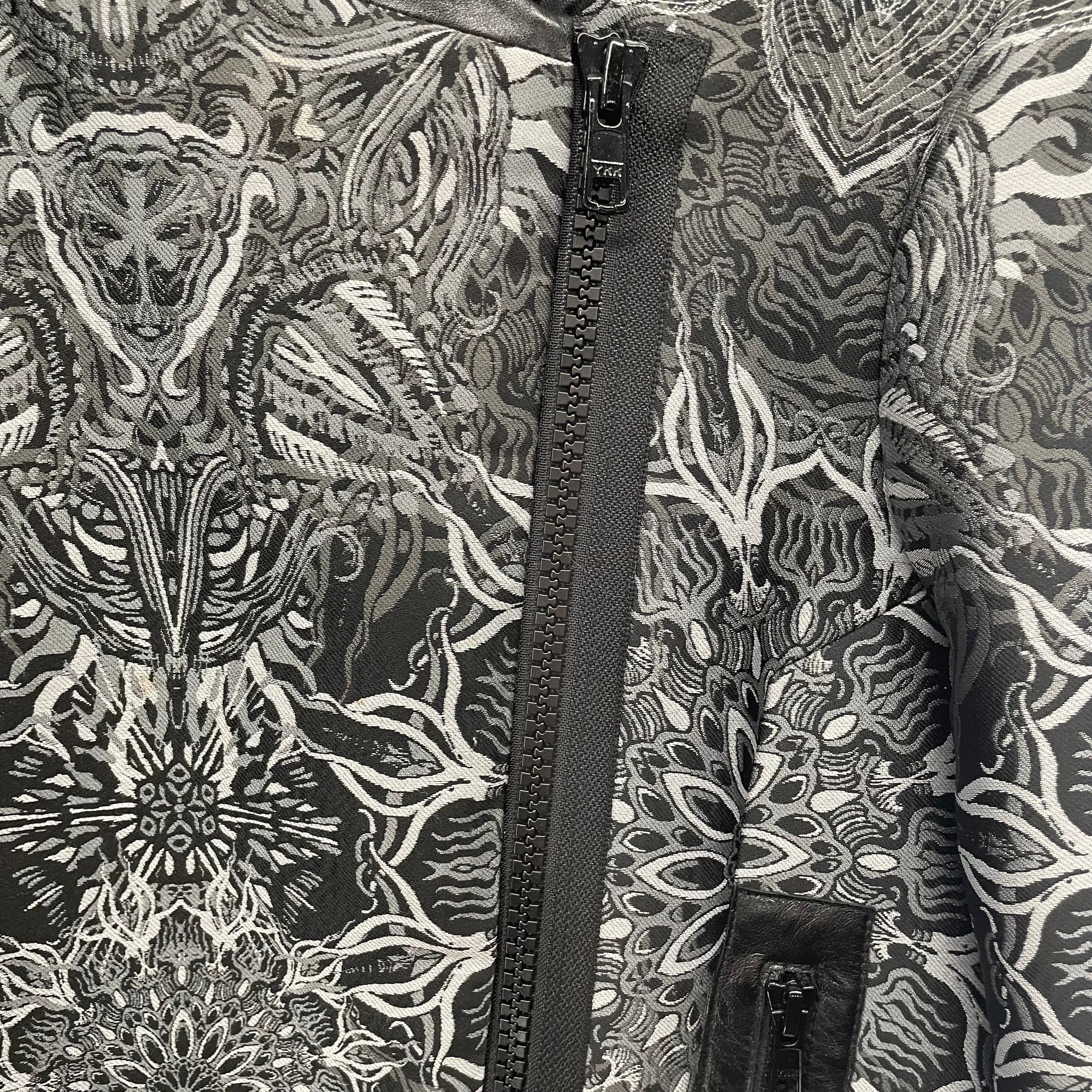 Helmut Lang/Jacket/S/Paisley/Cotton/GRY/CRAZY BLOOMING PATTERN view 6