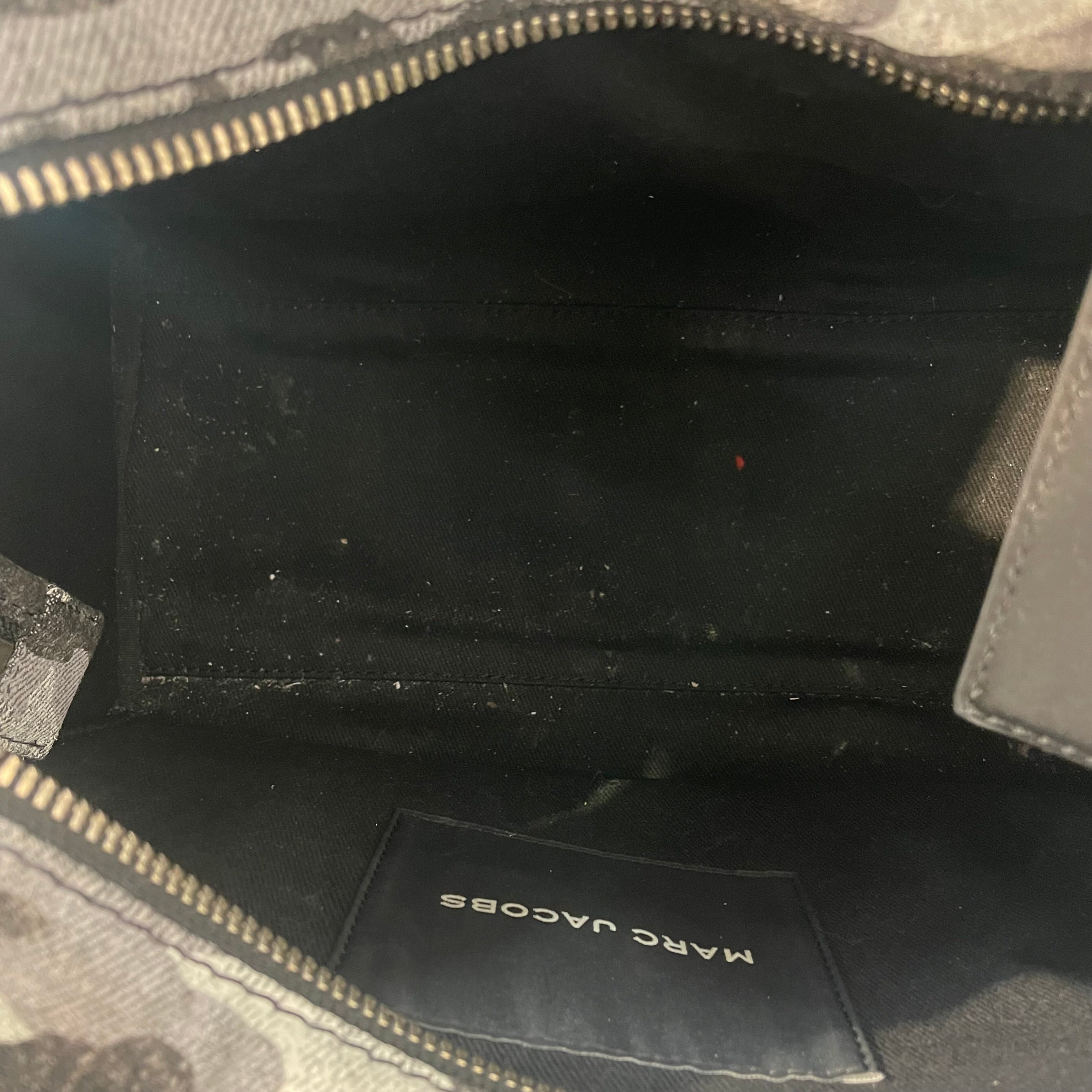 MARC JACOBS/Tote Bag/Camouflage/Cotton/GRY/dark camo chain view 6