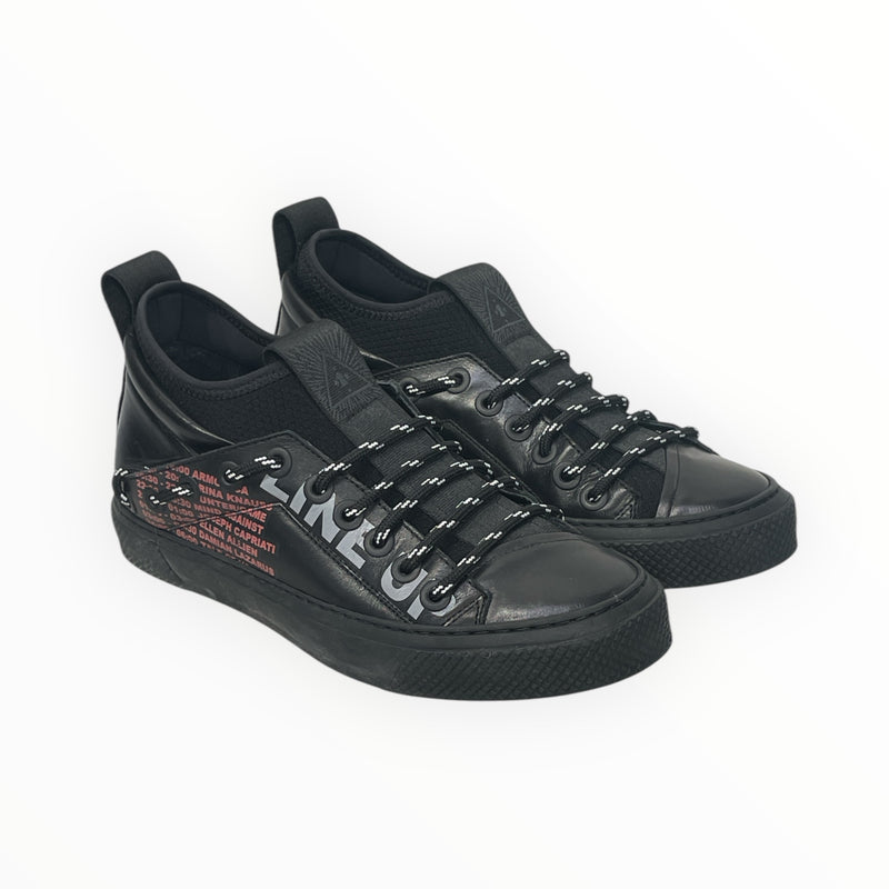 BRUNO BORDESE/Low-Sneakers/EU 38/Leather/BLK/Line Up