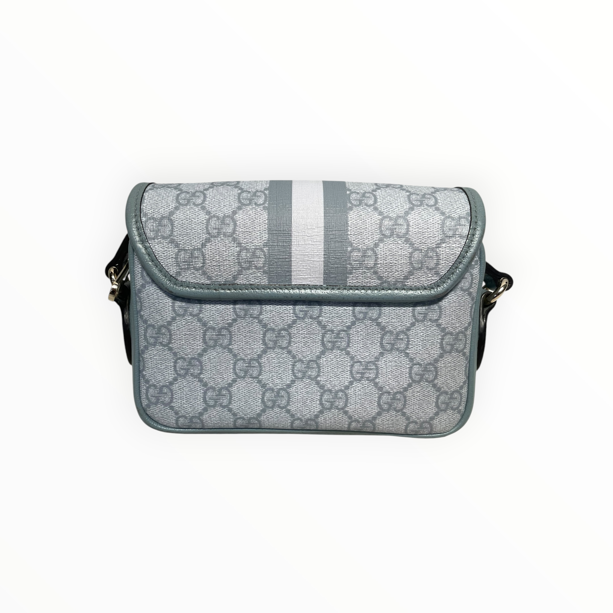 GUCCI/Hand Bag/Monogram/Leather/BLU/Ophidia view 4