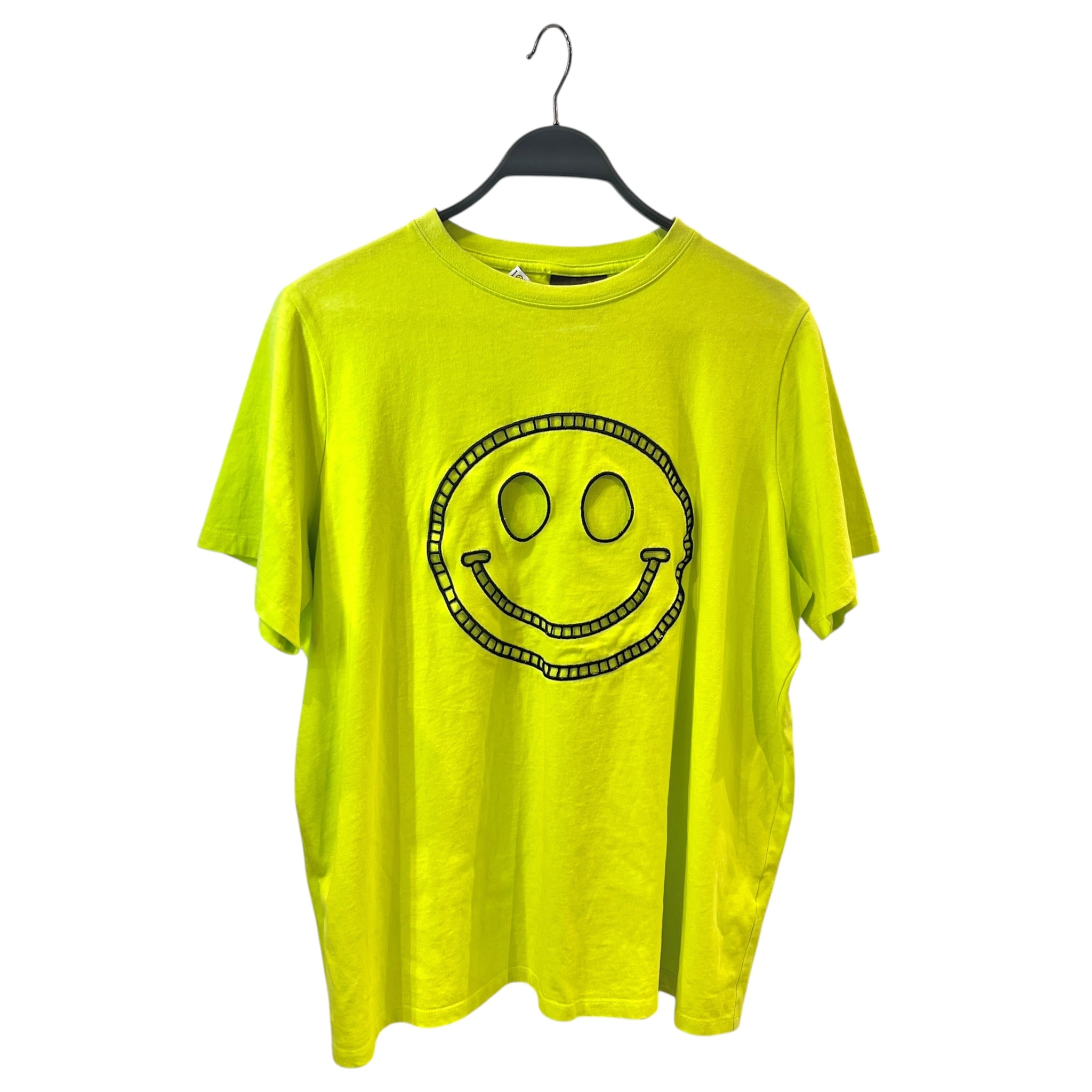 LOEWE/SMILEY FACE/T-Shirt/XL/Cotton/GRN/Graphic/blk smiley face view 1