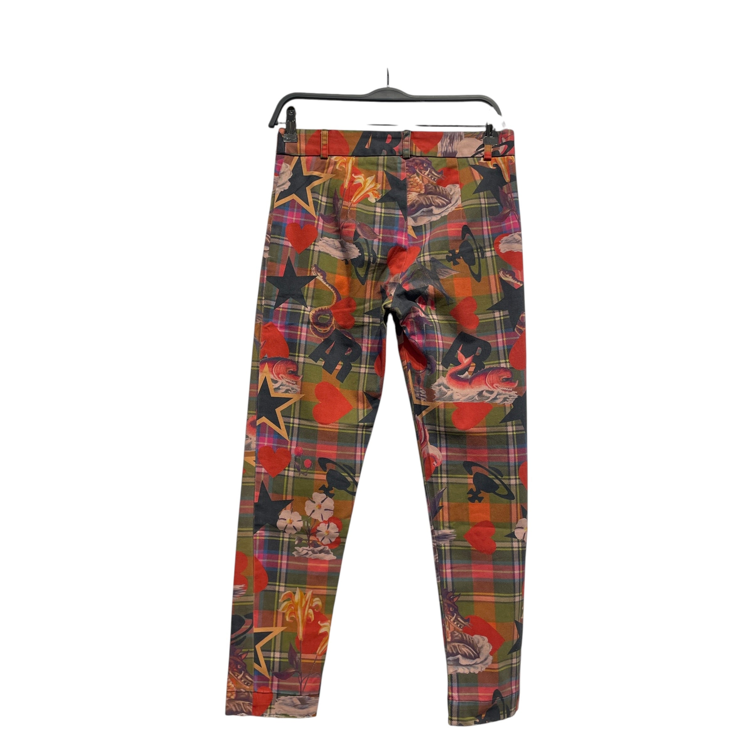 Vivienne Westwood/Skinny Pants/38/All Over Print/Cotton/RED/aw13 view 2
