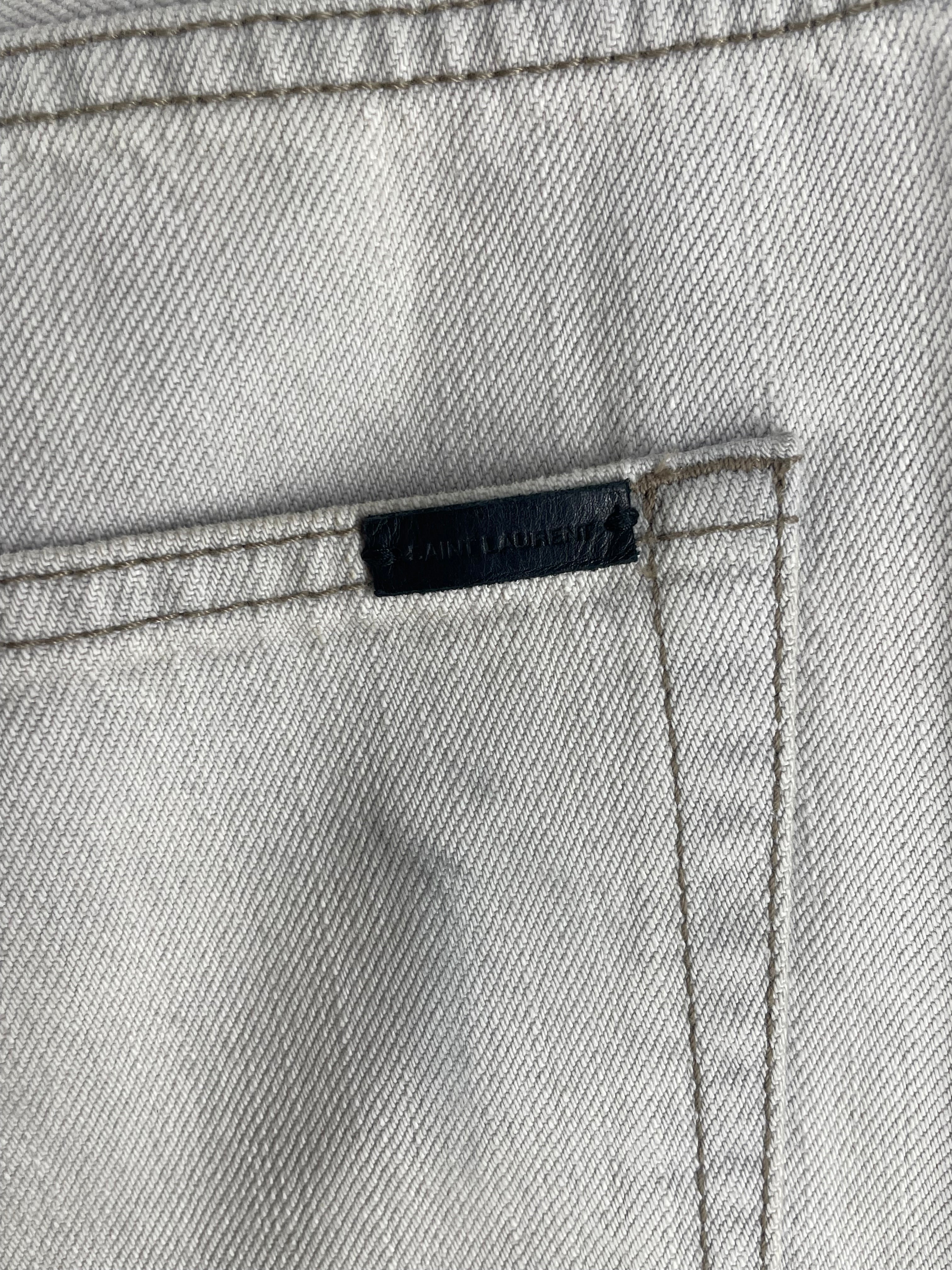 SAINT LAURENT/Straight Pants/25/Denim/GRY/ view 6