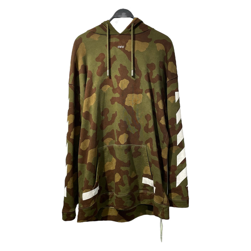 OFF-WHITE/Hoodie/M/Camouflage/Cotton/GRN/OFF-WHITE CAMO HOODIE