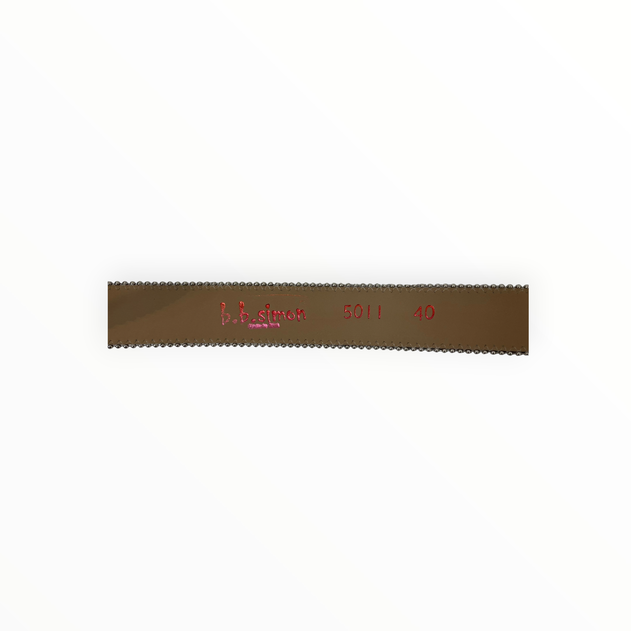 b.b.simon/Belt/Animal Pattern/Fake Fur/SLV/L's/zebra view 2