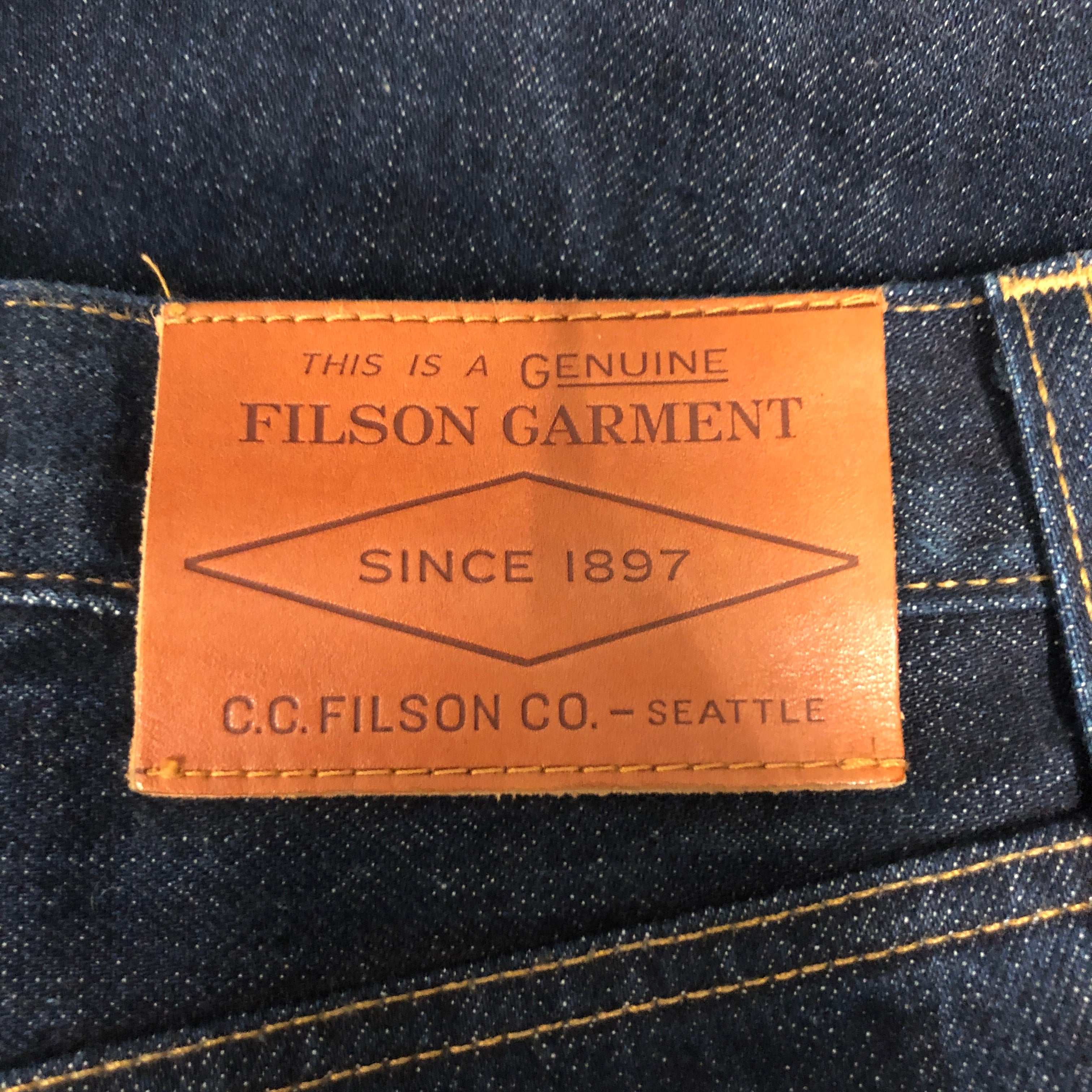 FILSON/Pants/32/Denim/NVY/32/33 view 3