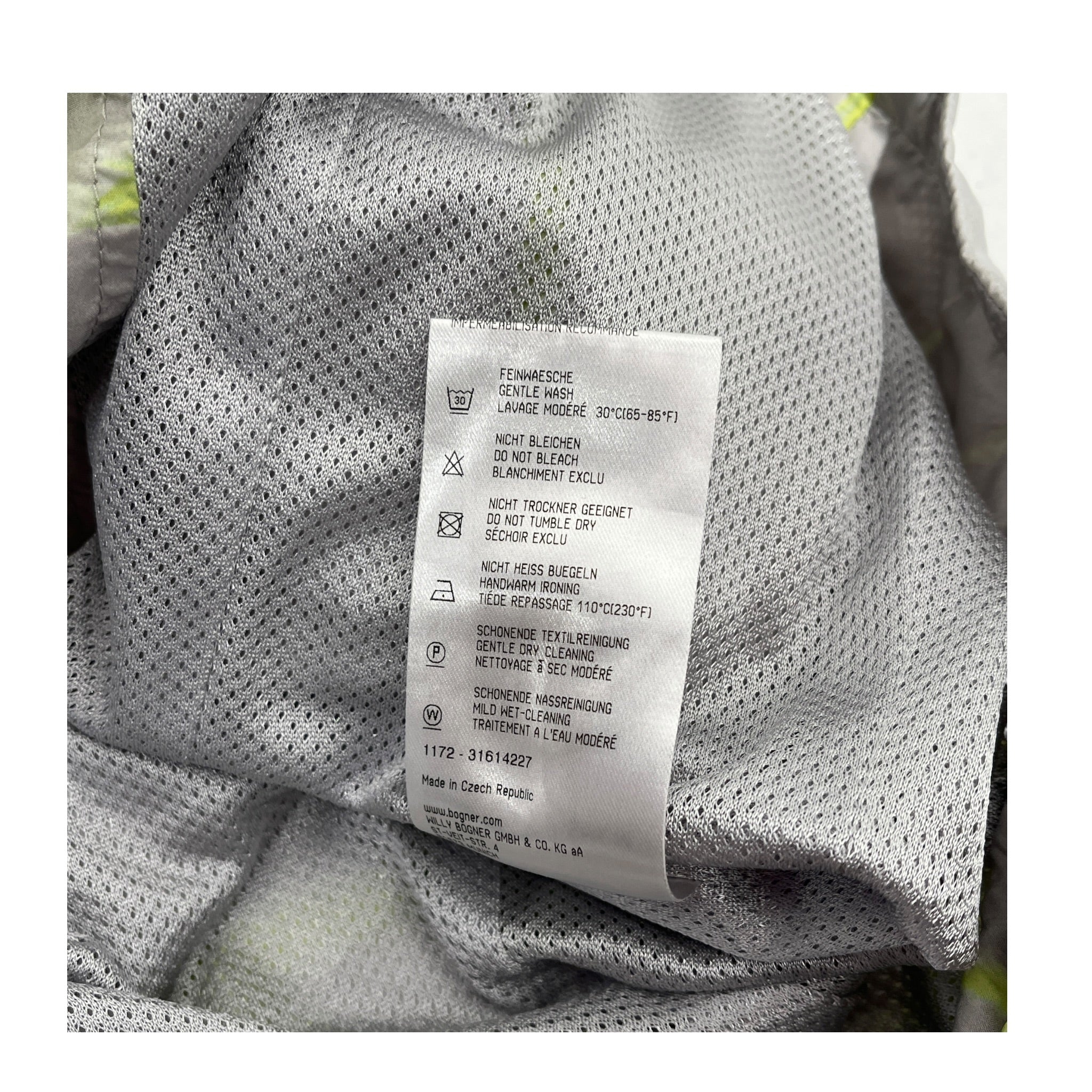 Bogner/Nylon Vest/8/Nylon/SLV/GREEN NEON DESIGN view 5