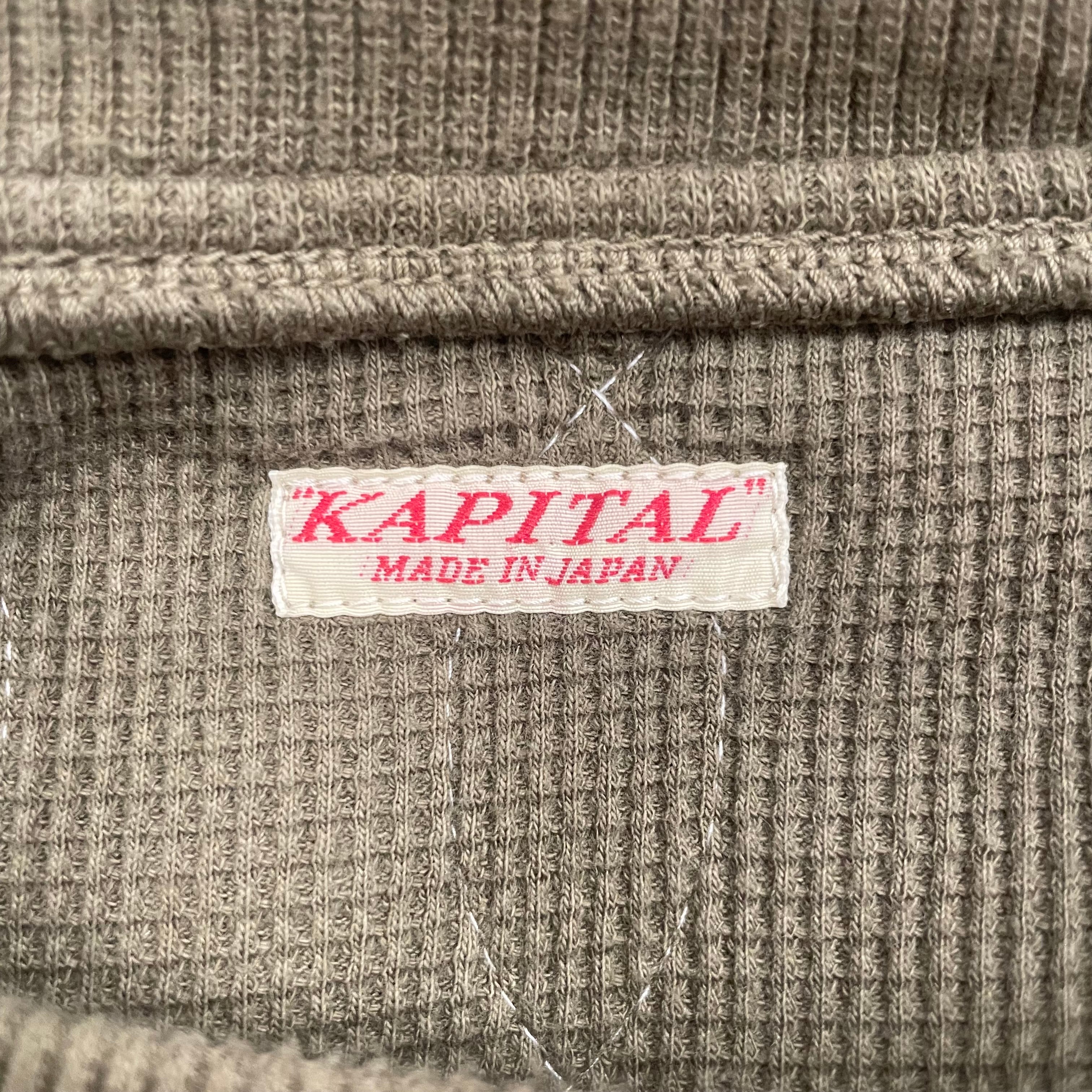 KAPITAL/Sweatshirt/4/GRN/FLEECESTITCH view 3