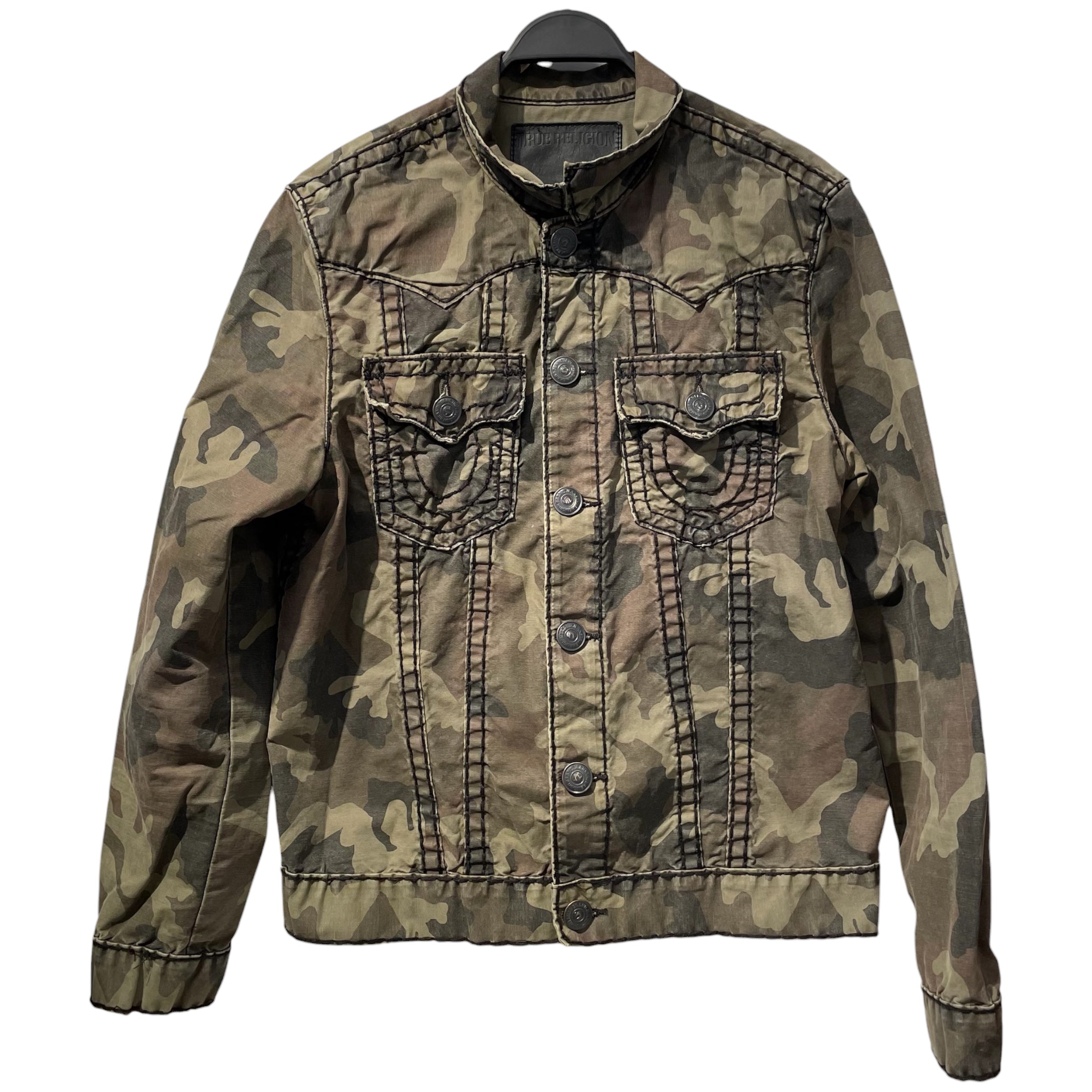TRUE RELIGION/Jacket/L/Cotton/GRN/Camouflage/jimmy jacket view 1