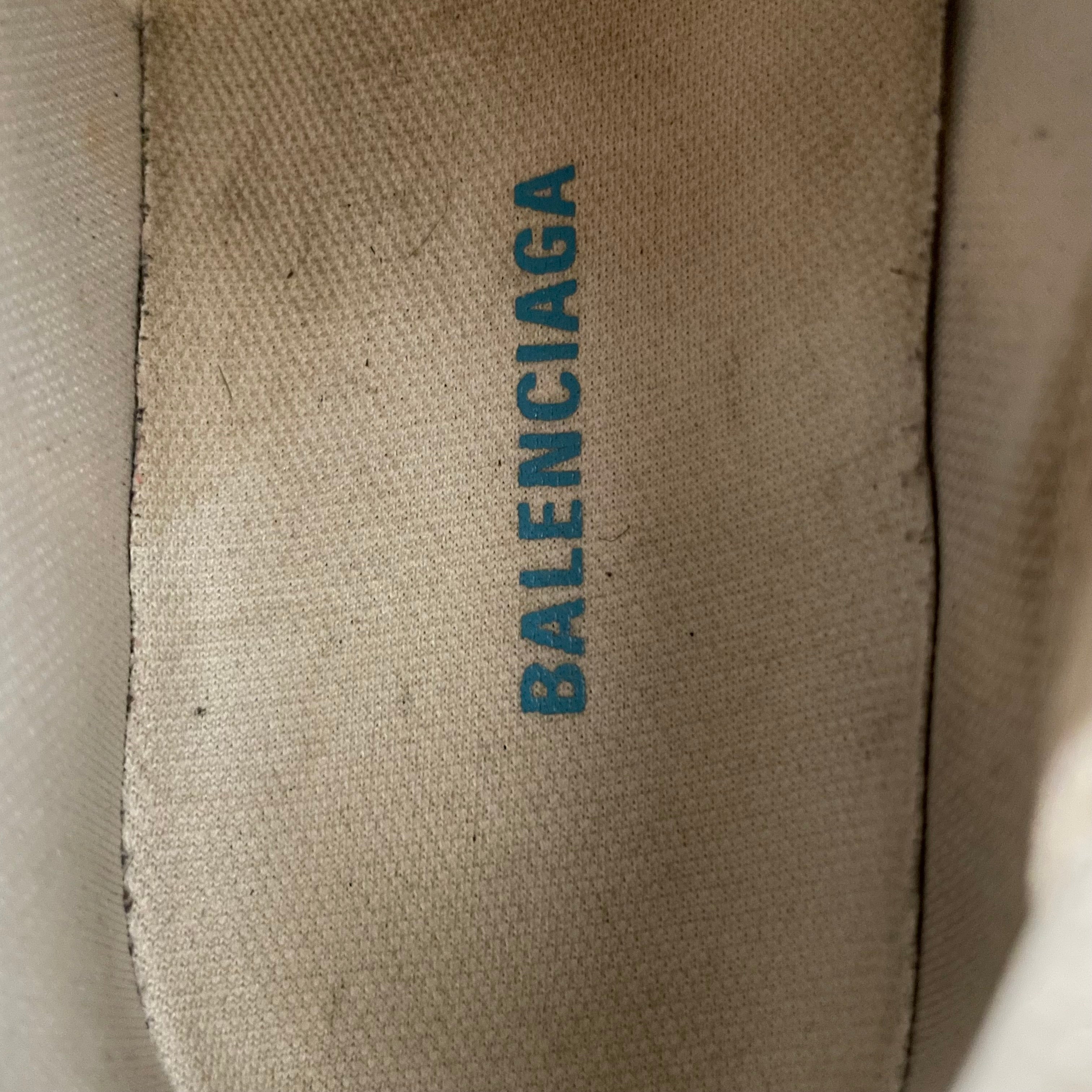 BALENCIAGA/Low-Sneakers/EU 35/MLT/RUNER BLUE/ORANGE SOLE view 3