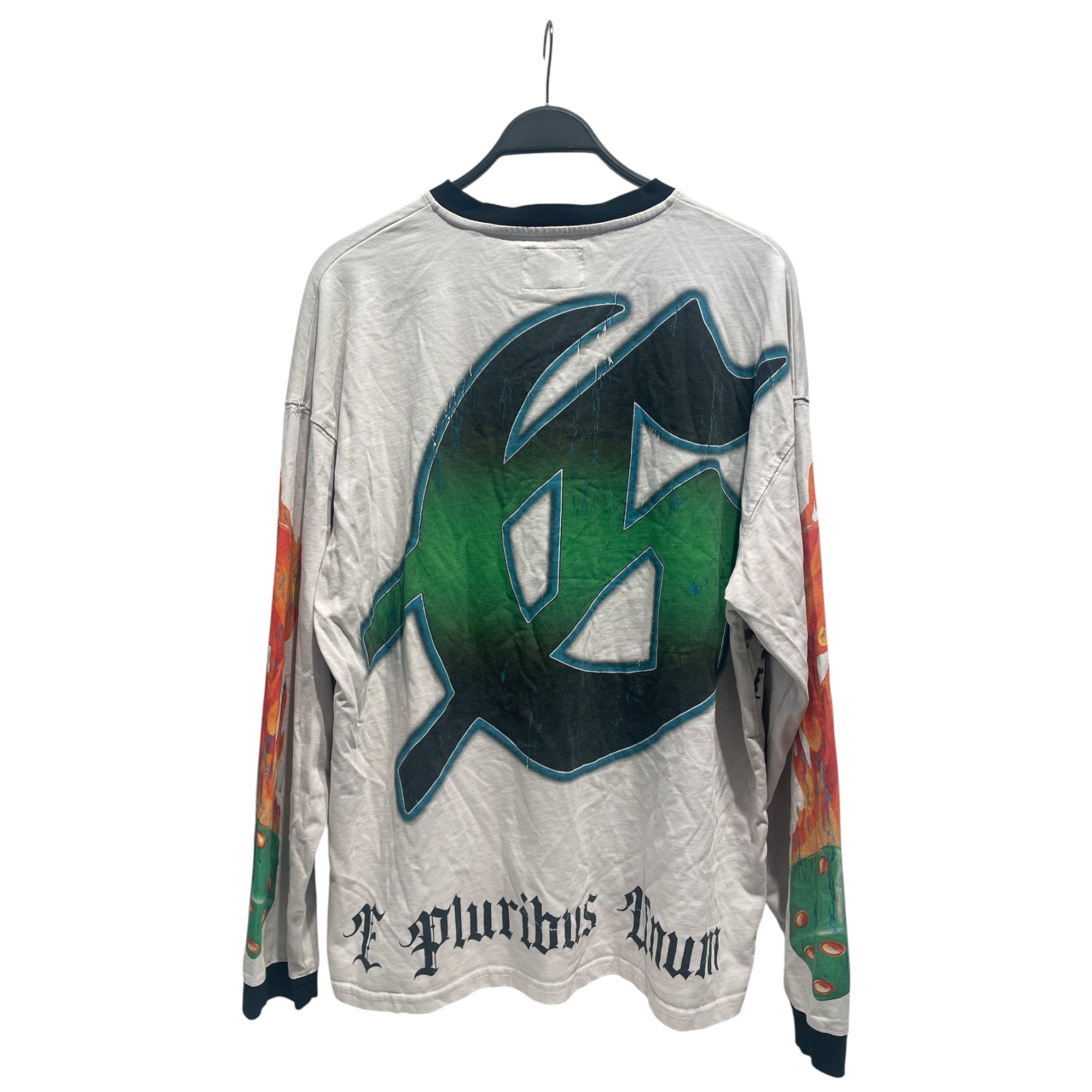 GODSPEED NEW YORK/LS T-Shirt/XS/Cotton/WHT/All Over Print/Men's Lifes A Gamble view 2