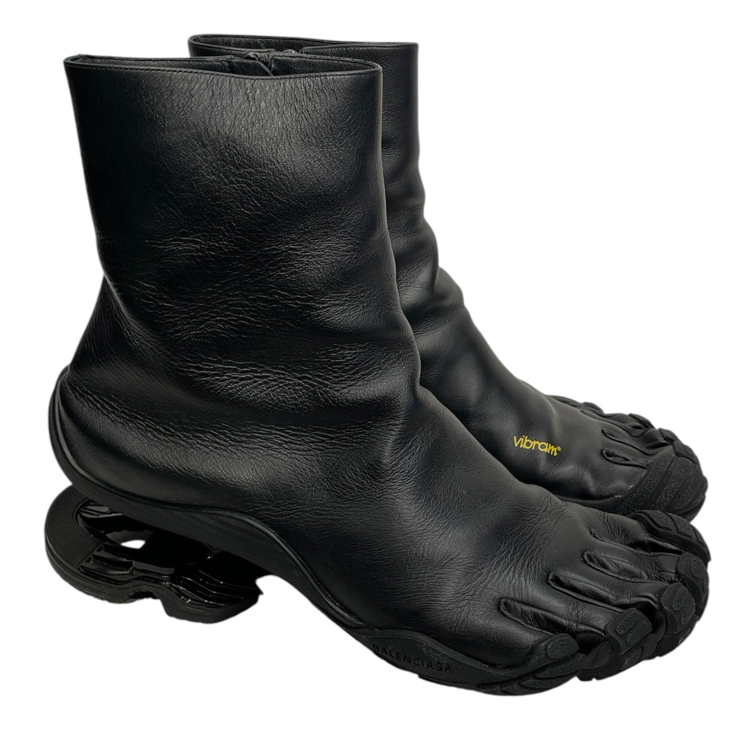 BALENCIAGA/Boots/EU 44/Leather/BLK/LEATHER 5 TOE XPANDER view 2