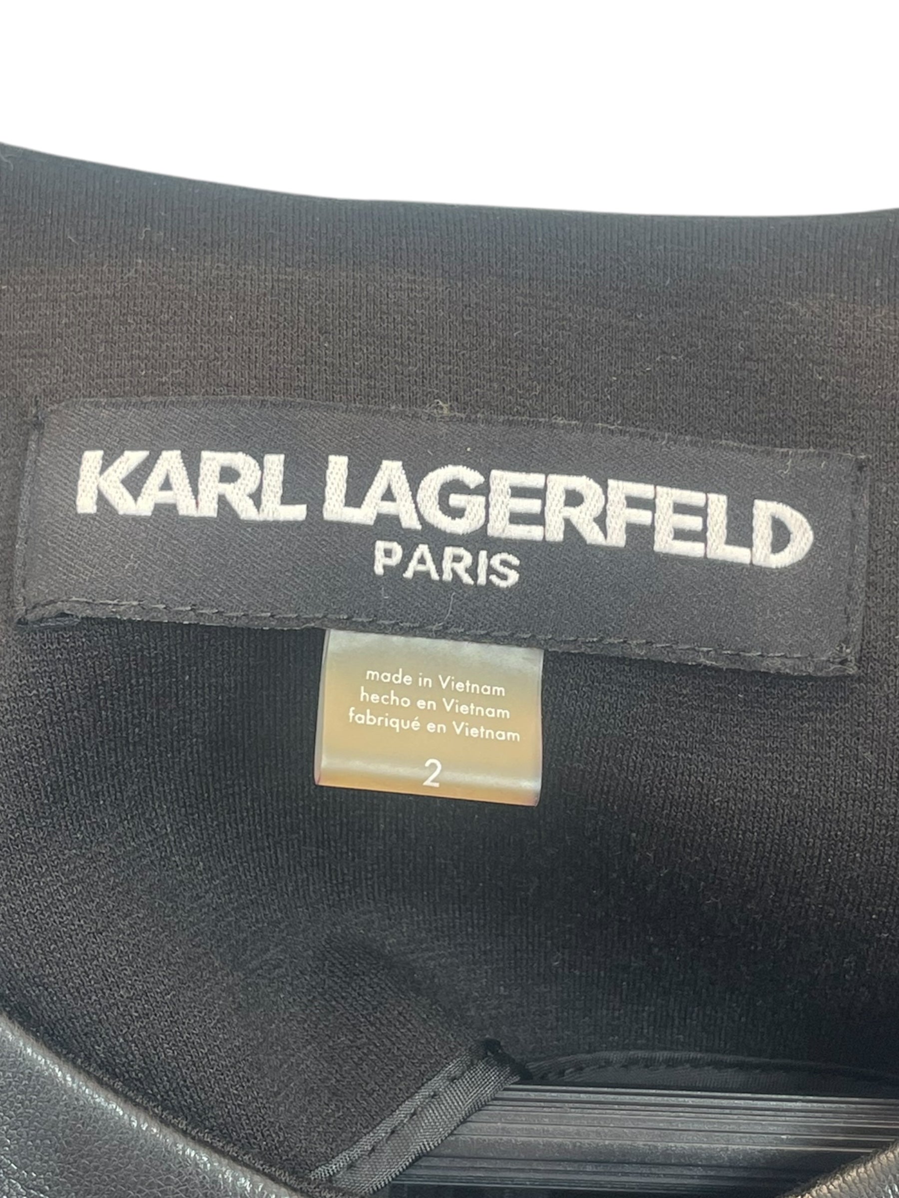KARL LAGERFELD/Tailored Jkt/2/Polyester/BLK/0907G68JP045 NOI view 3