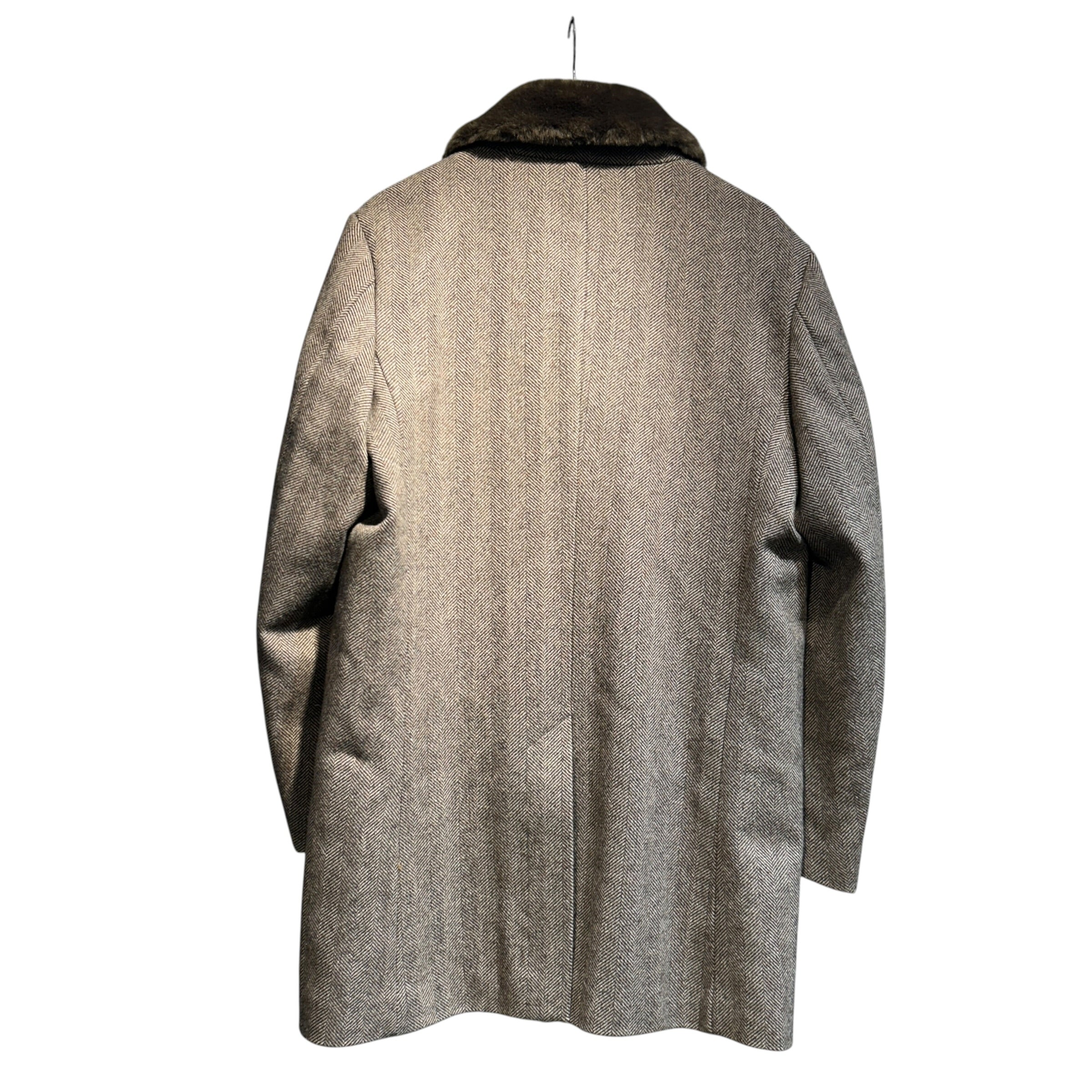 Supreme/Coat/L/Wool/BRW/herringbone fw15 coat view 2