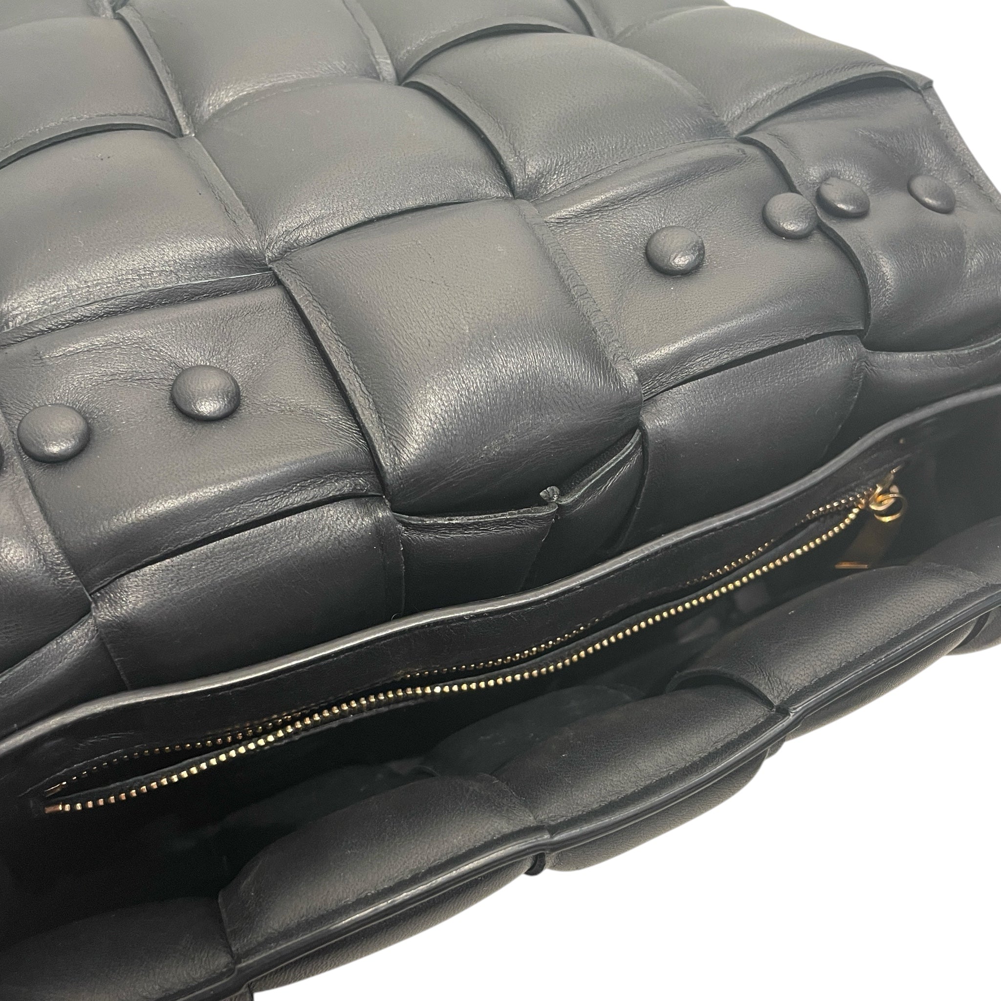 BOTTEGA VENETA/Bag/Leather/BLK/ view 4