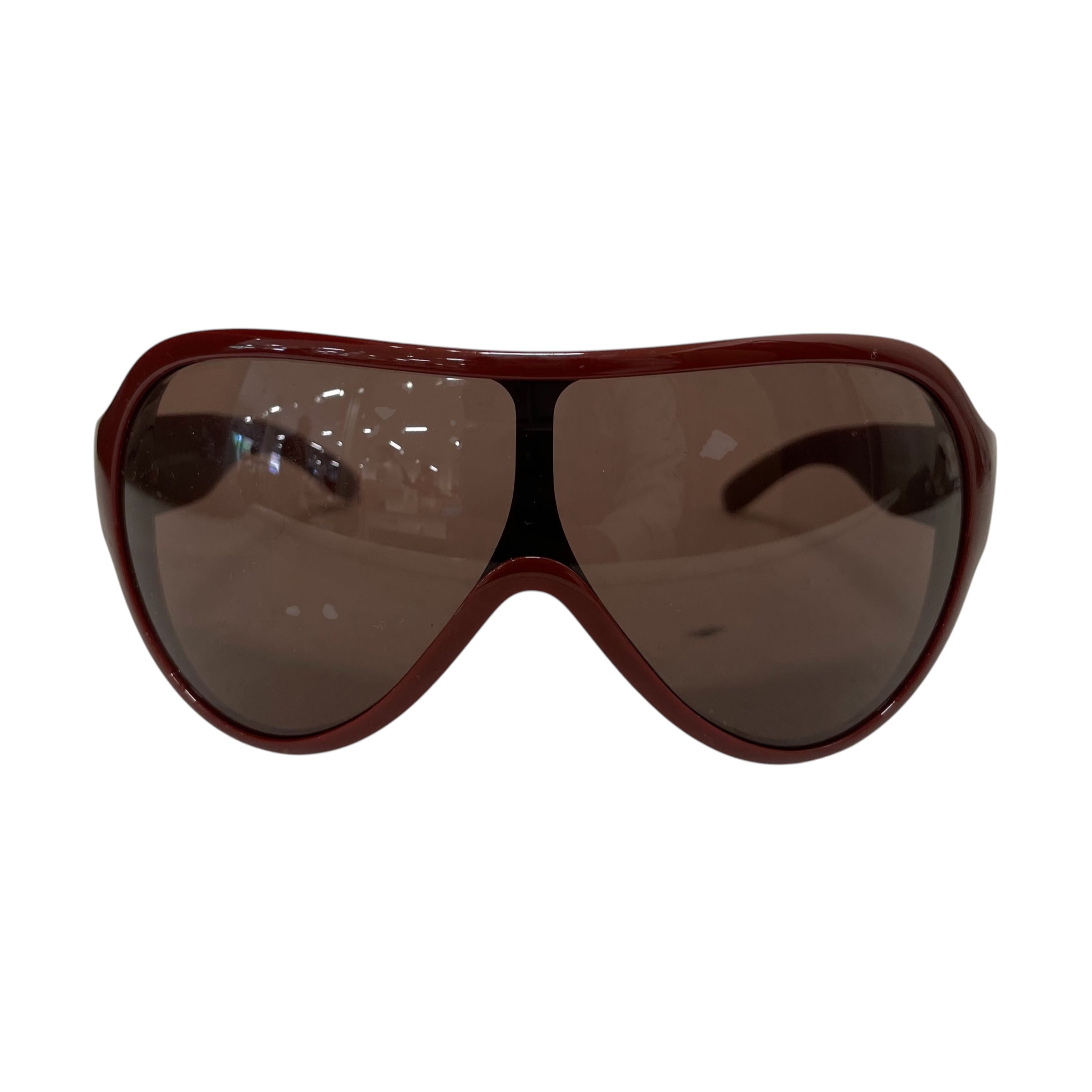 D&G/Glasses/Plastic/RED/Y2K BEDAZZLED view 1