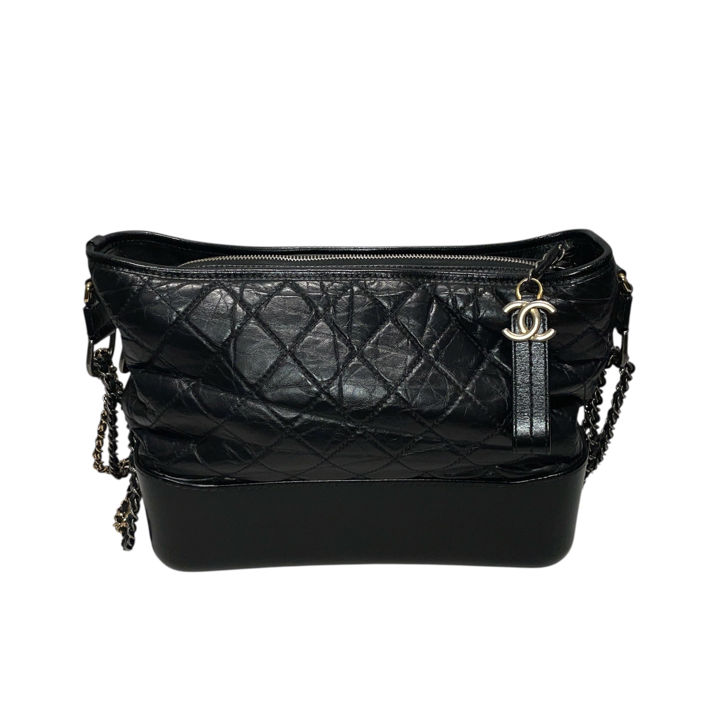 CHANEL/Bag/Leather/BLK/Chanel GAB BAG view 1