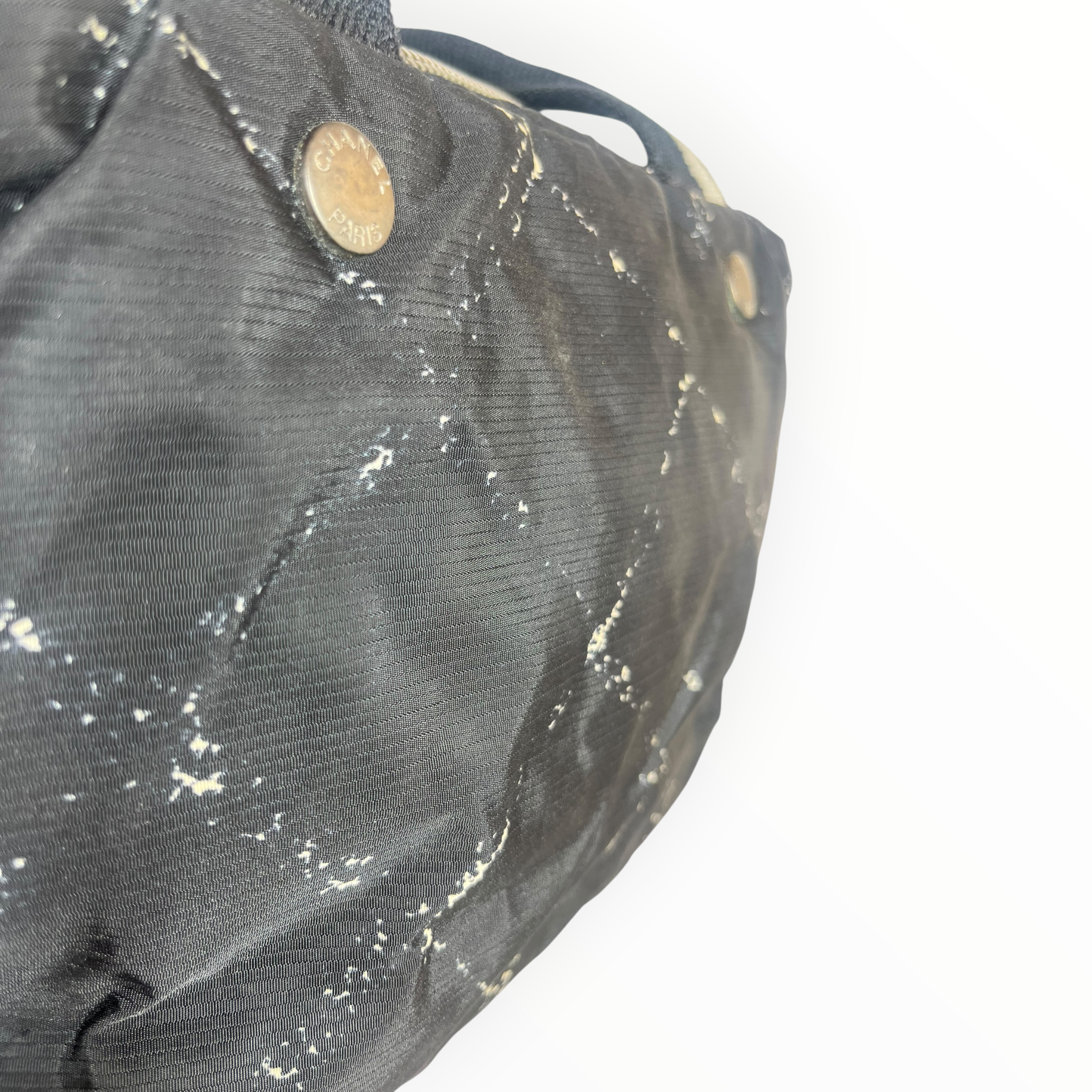 CHANEL/Bag/Nylon/BLK/Old Travel Line Mini Duffle view 4
