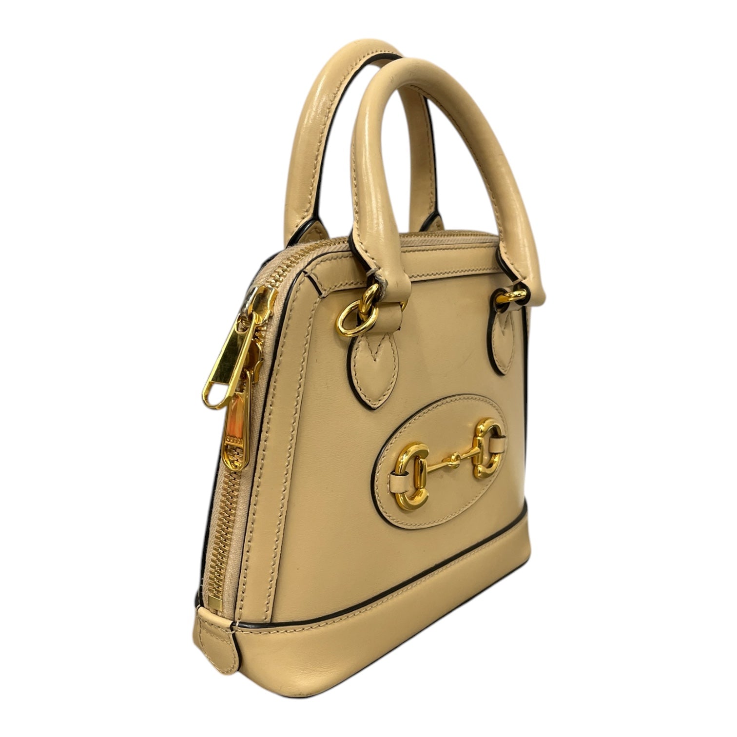 GUCCI/Cross Body Bag/S/Leather/BEG/HORSE BIT 1955 CROSSBODY BAG view 3