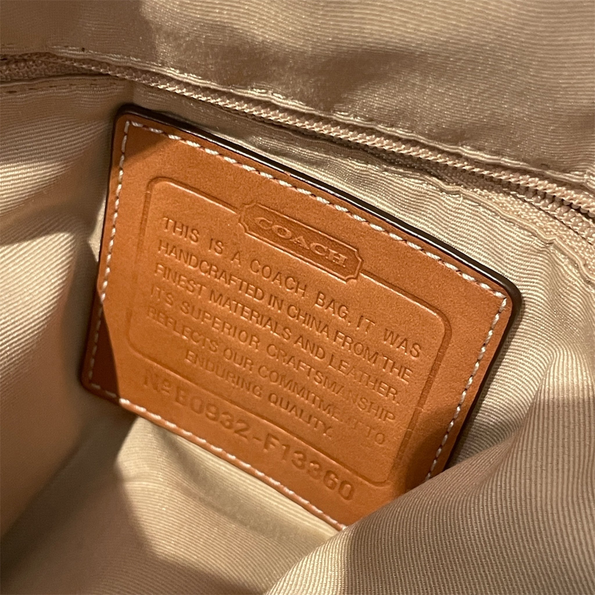 COACH/Cross Body Bag/Monogram/Cotton/BLU/COACH B0932 BABY BLUE view 3