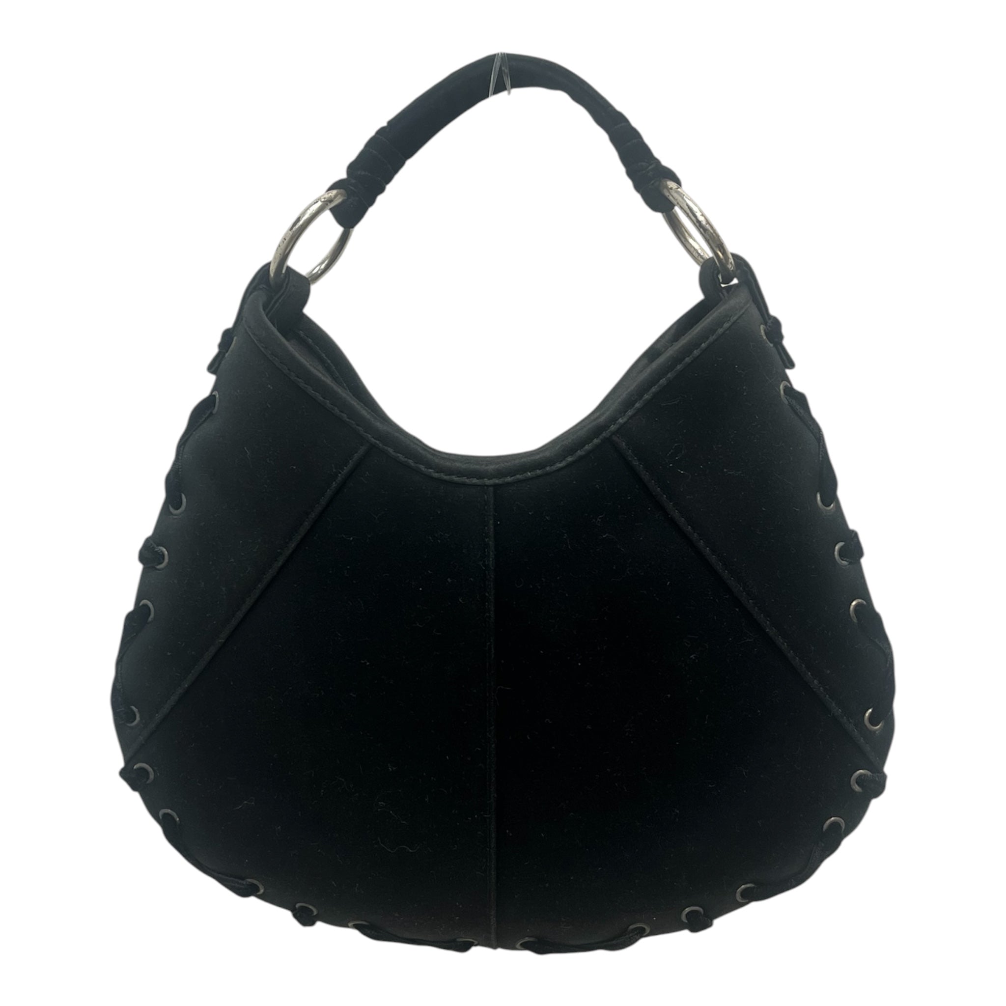 YVES SAINT LAURENT/Bag/BLK/braided sides view 3