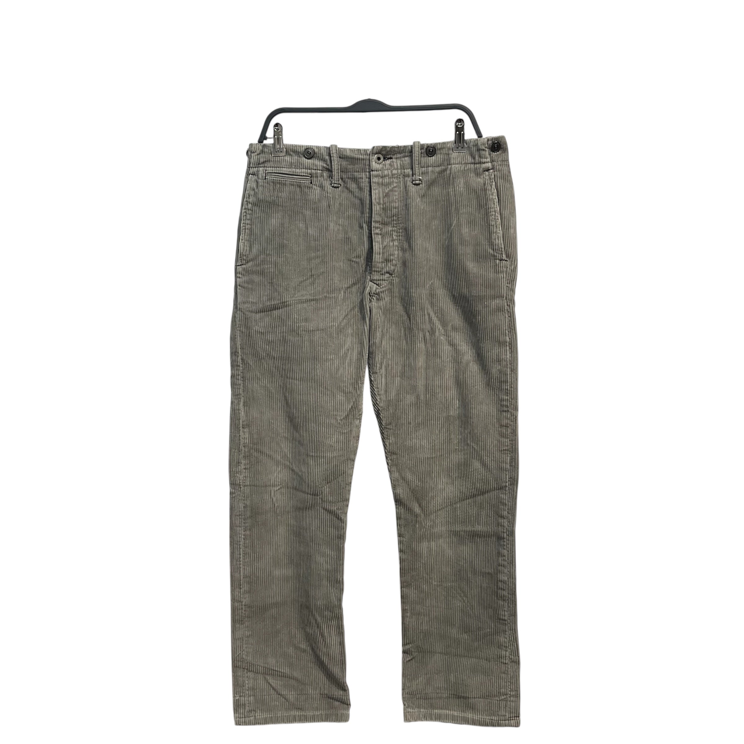 RRL/Pants/32/Corduroy/GRY/SLV BUTTONS AROUND view 1