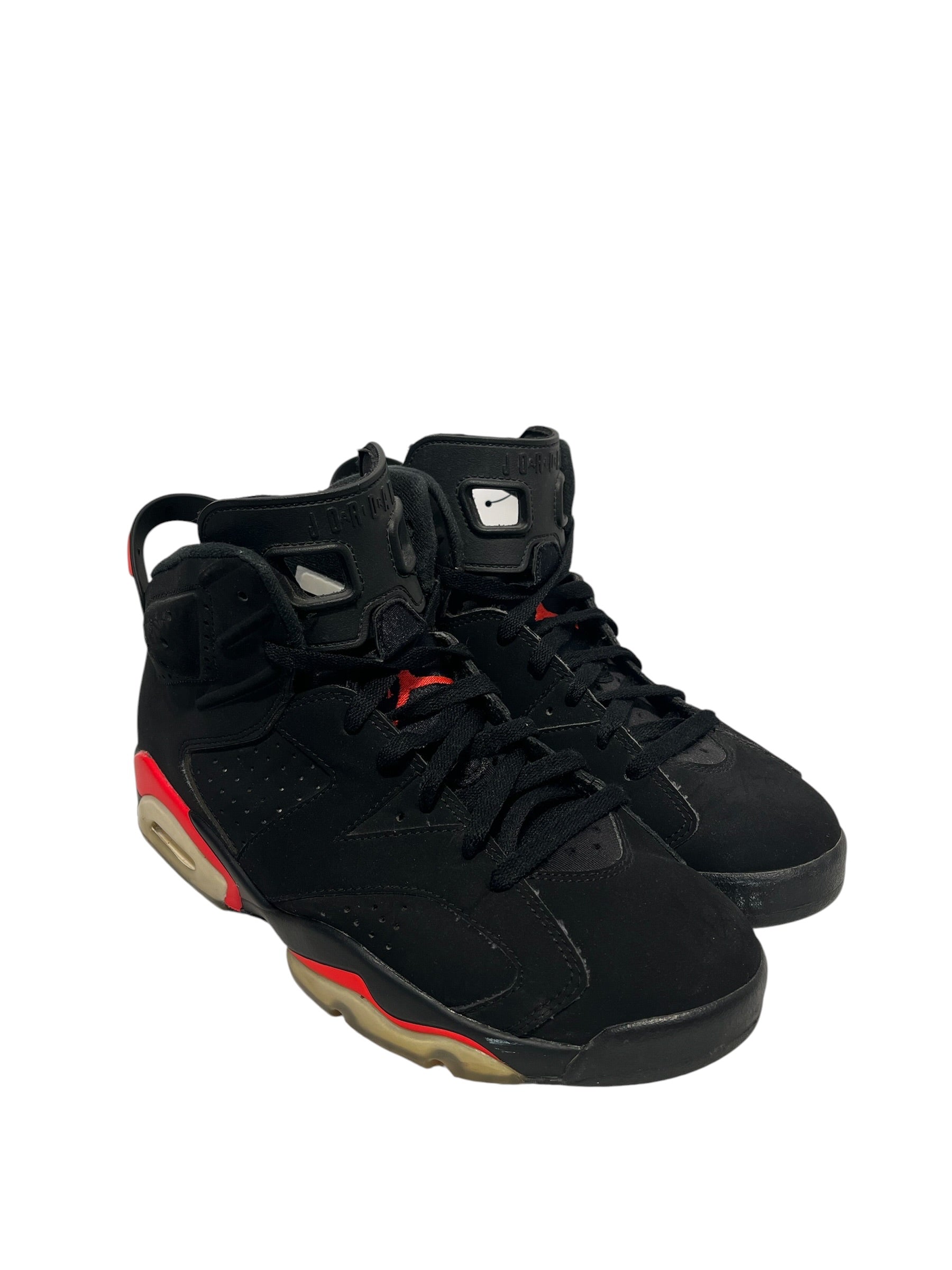 NIKE/AIR JORDAN 6 RETRO/Hi-Sneakers/US 9/Houndstooth Check/Suede/BLK/384664-060 view 1