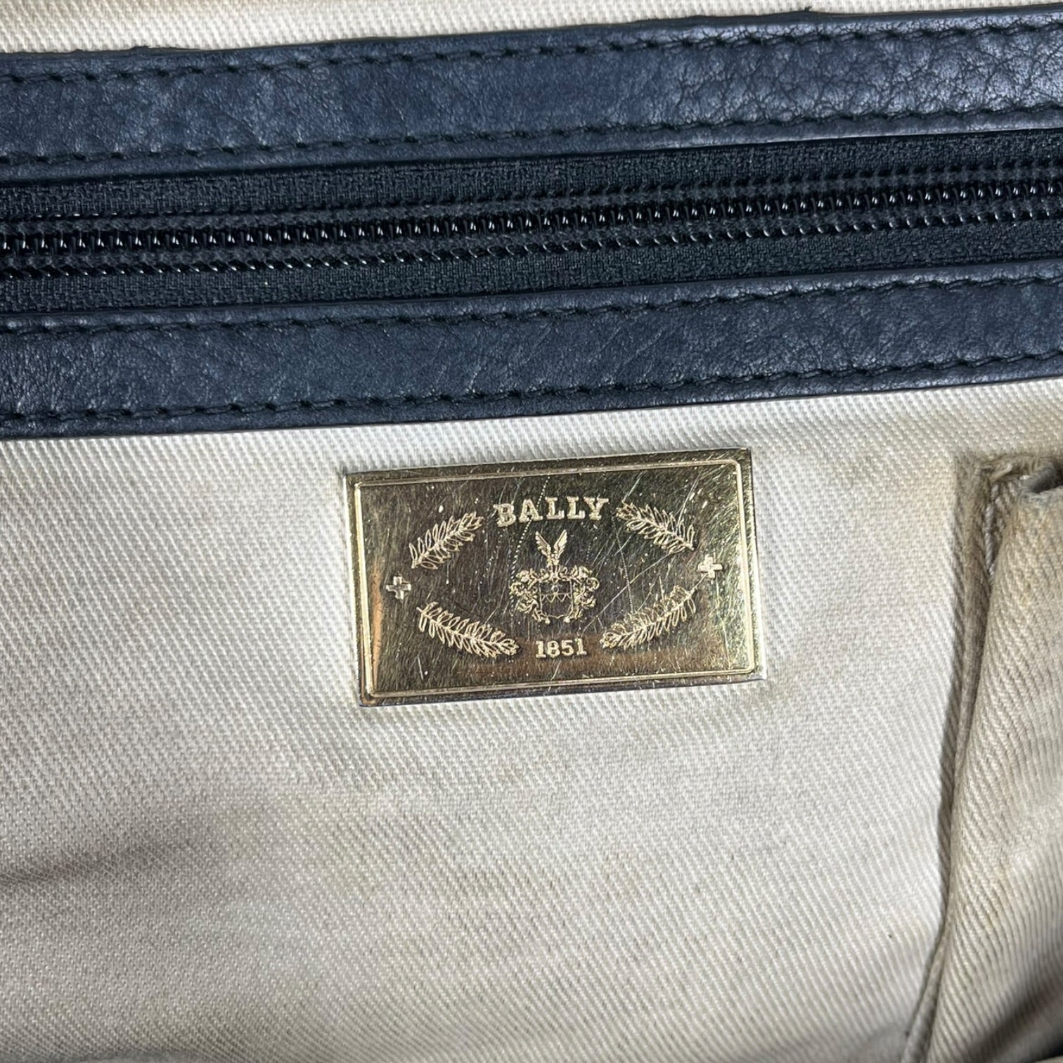 BALLY/Hand Bag/Leather/BLK/rope handal view 4