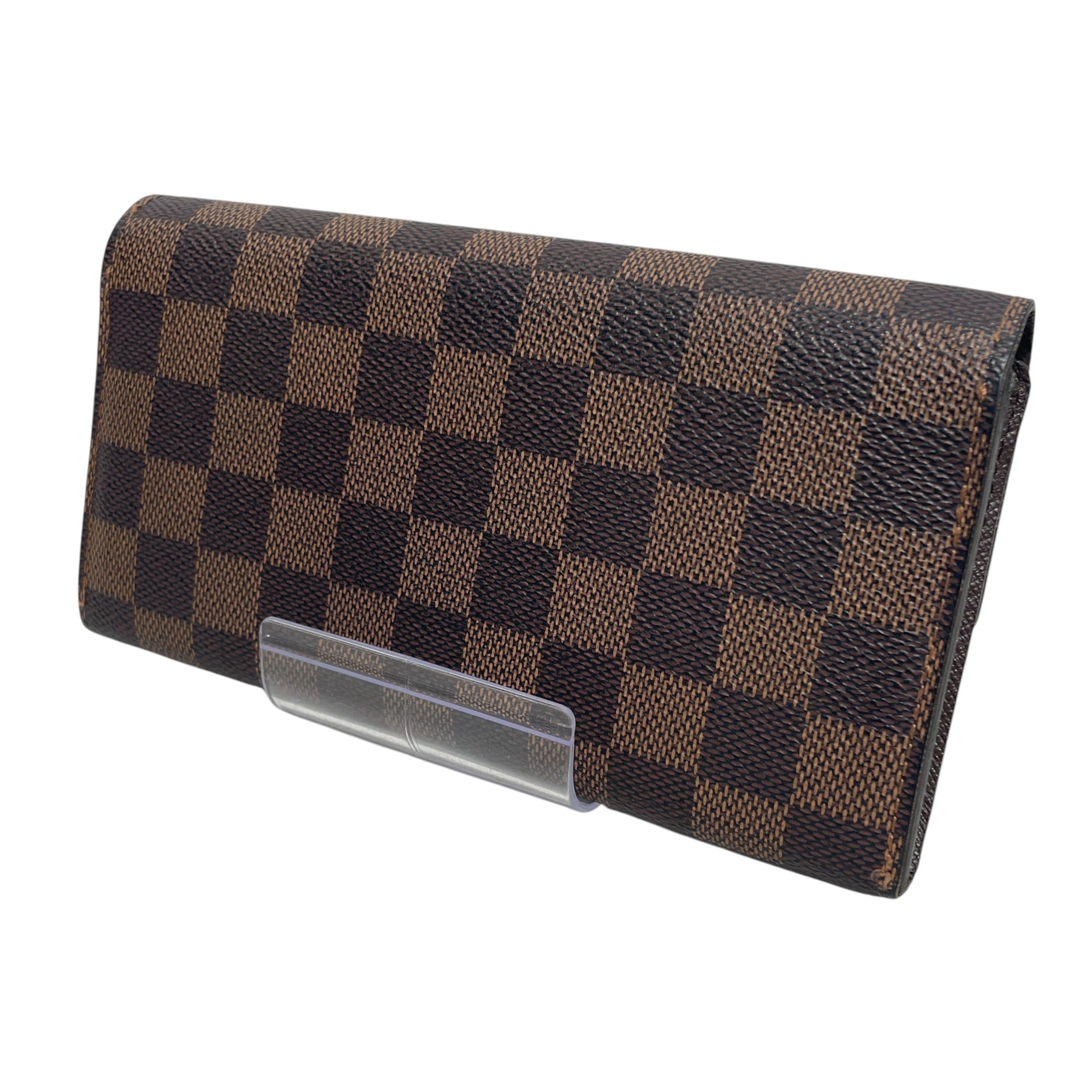 LOUIS VUITTON/Long Wallet/Monogram/Leather/BRW/L's/Damier Sarah view 2