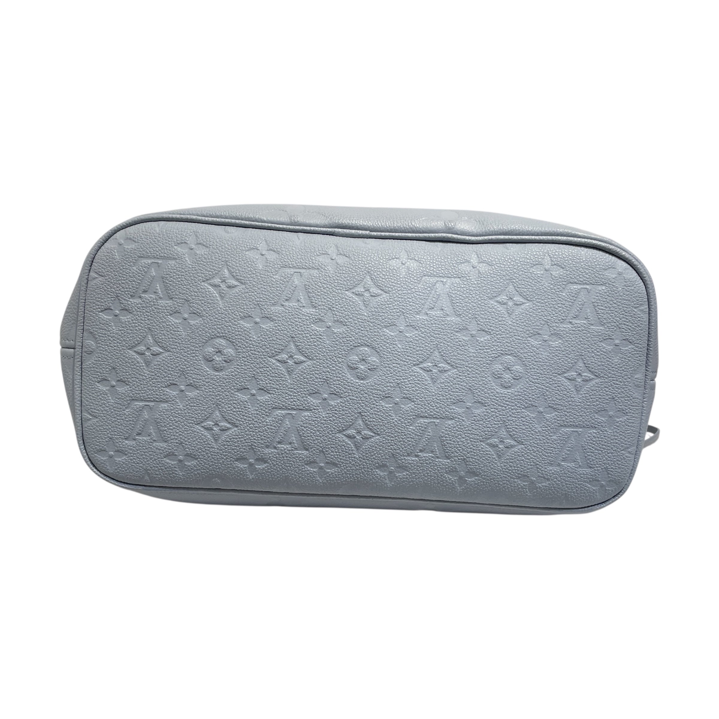 LOUIS VUITTON/Hand Bag/Monogram/Leather/BLU/NEVERFULL view 3