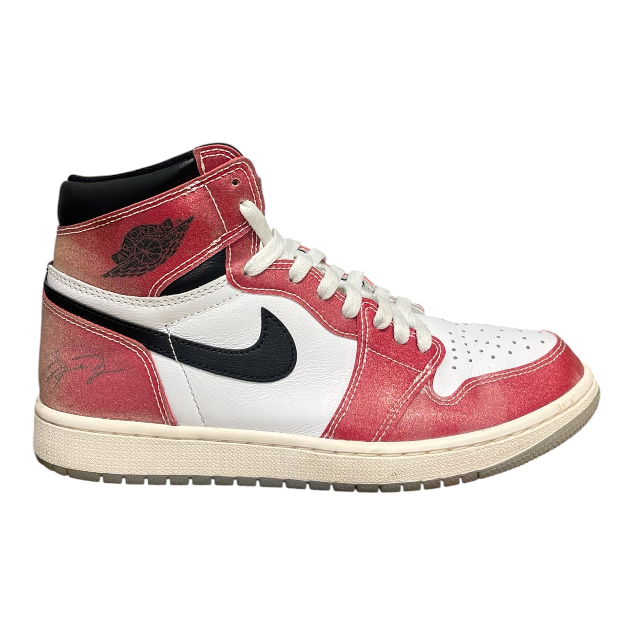 NIKE/TROPHY ROOM X AIR JORDAN 1 RETRO HIGH OG SP/Hi-Sneakers/US 8.5/Leather/PNK/DA2728-100 view 4