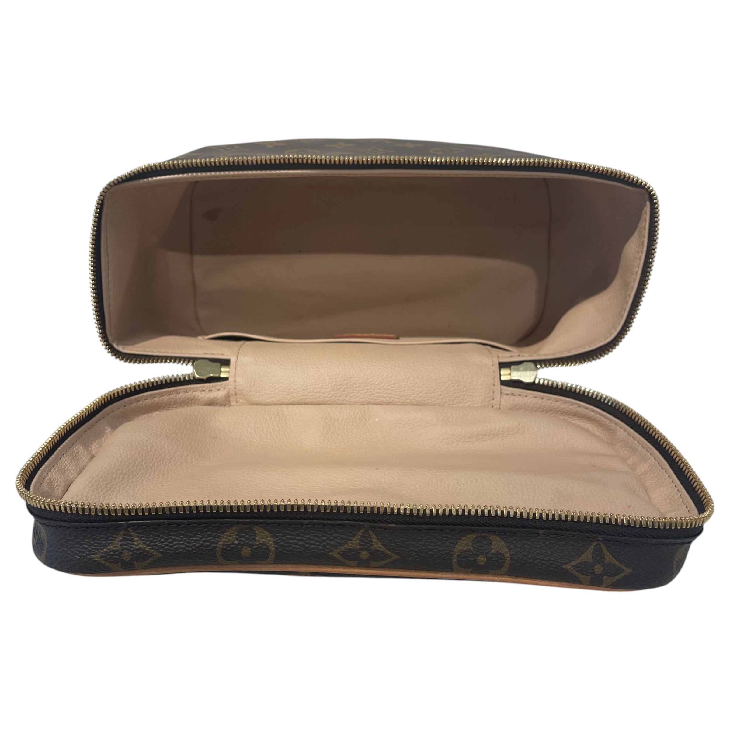 LOUIS VUITTON/Pouch/Monogram/Leather/BRW/makeup bag N40597 view 4