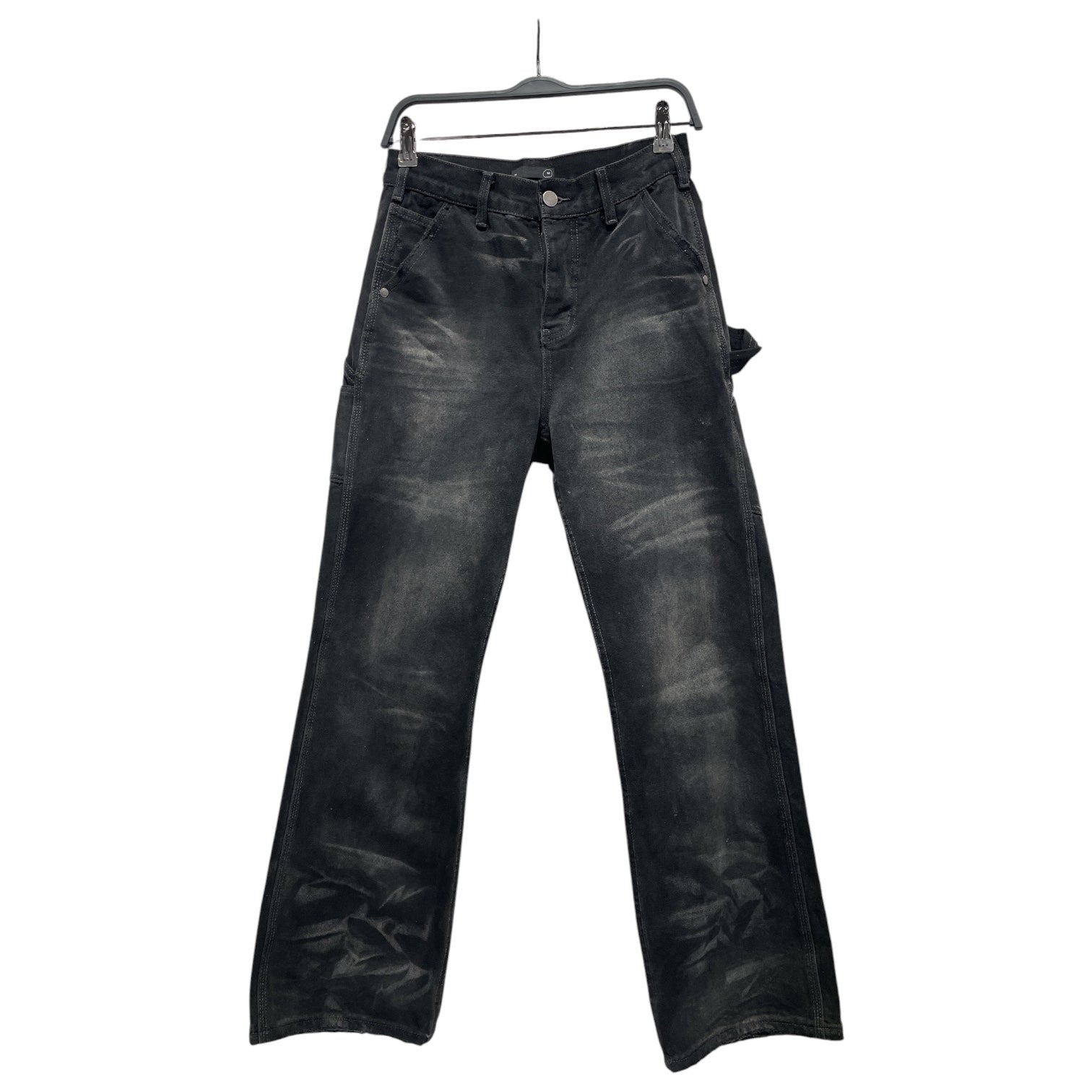NO MAINTENANCE/Carpenter Pants/M/Cotton/BLK/ view 1