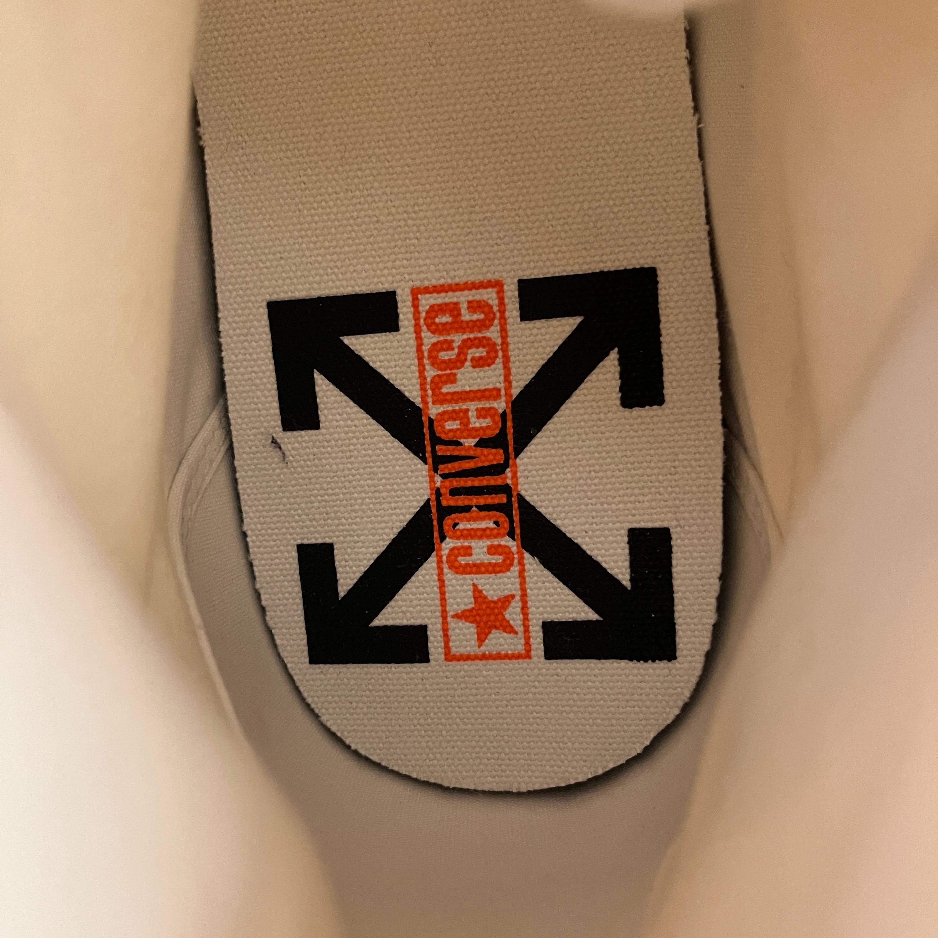 CONVERSE/Hi-Sneakers/US 13/Cotton/WHT/Off White Chucks view 3