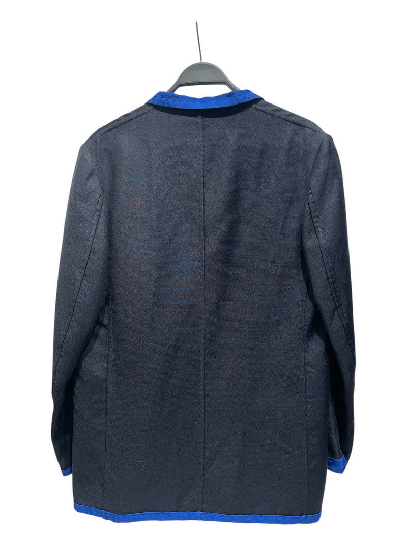COMME des GARCONS HOMME PLUS/Tailored Jkt/Acrylic/BLK/Light Jacket Blue Interior