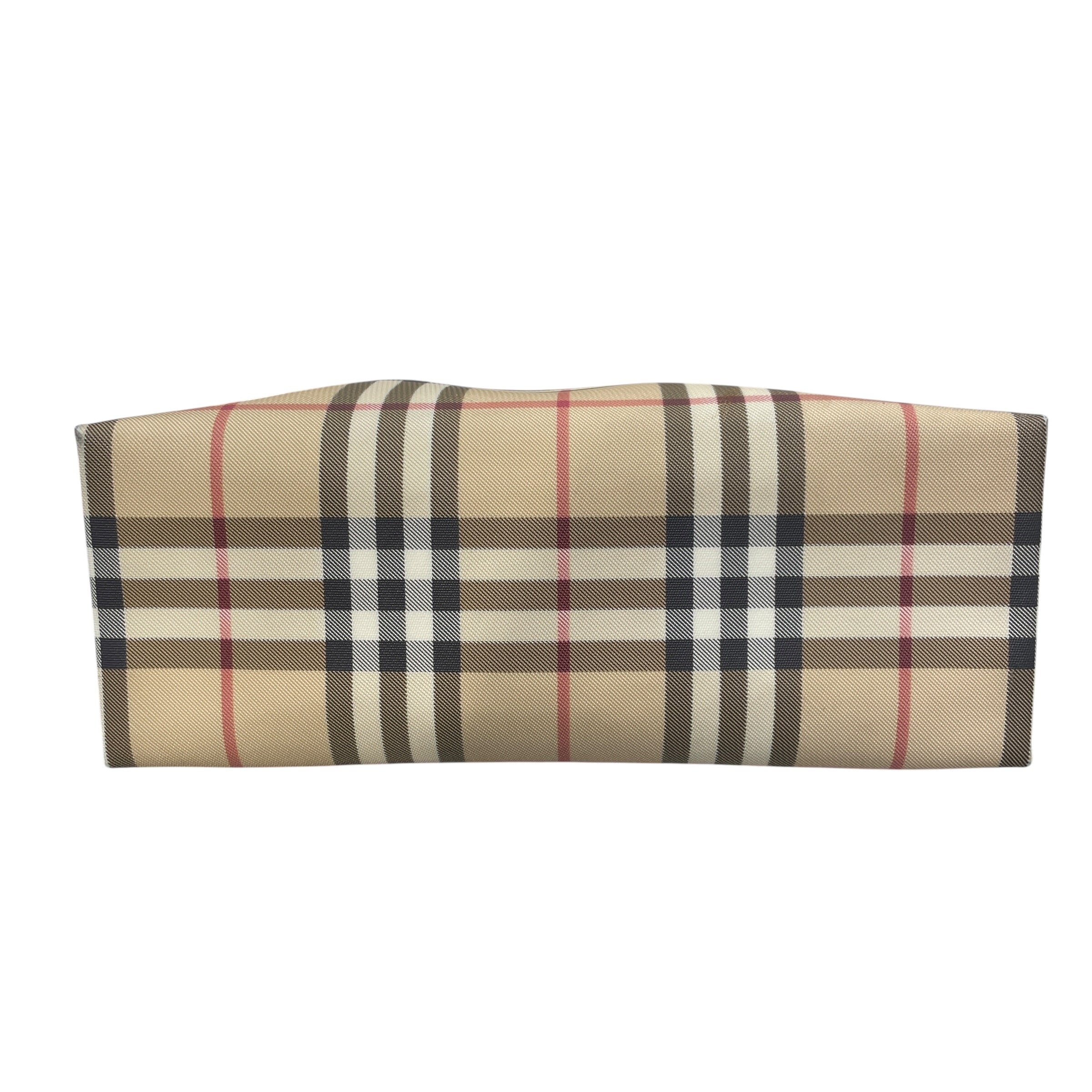 BURBERRY/Tote Bag/Stripe/Leather/BRW/Nova Check Tote view 5